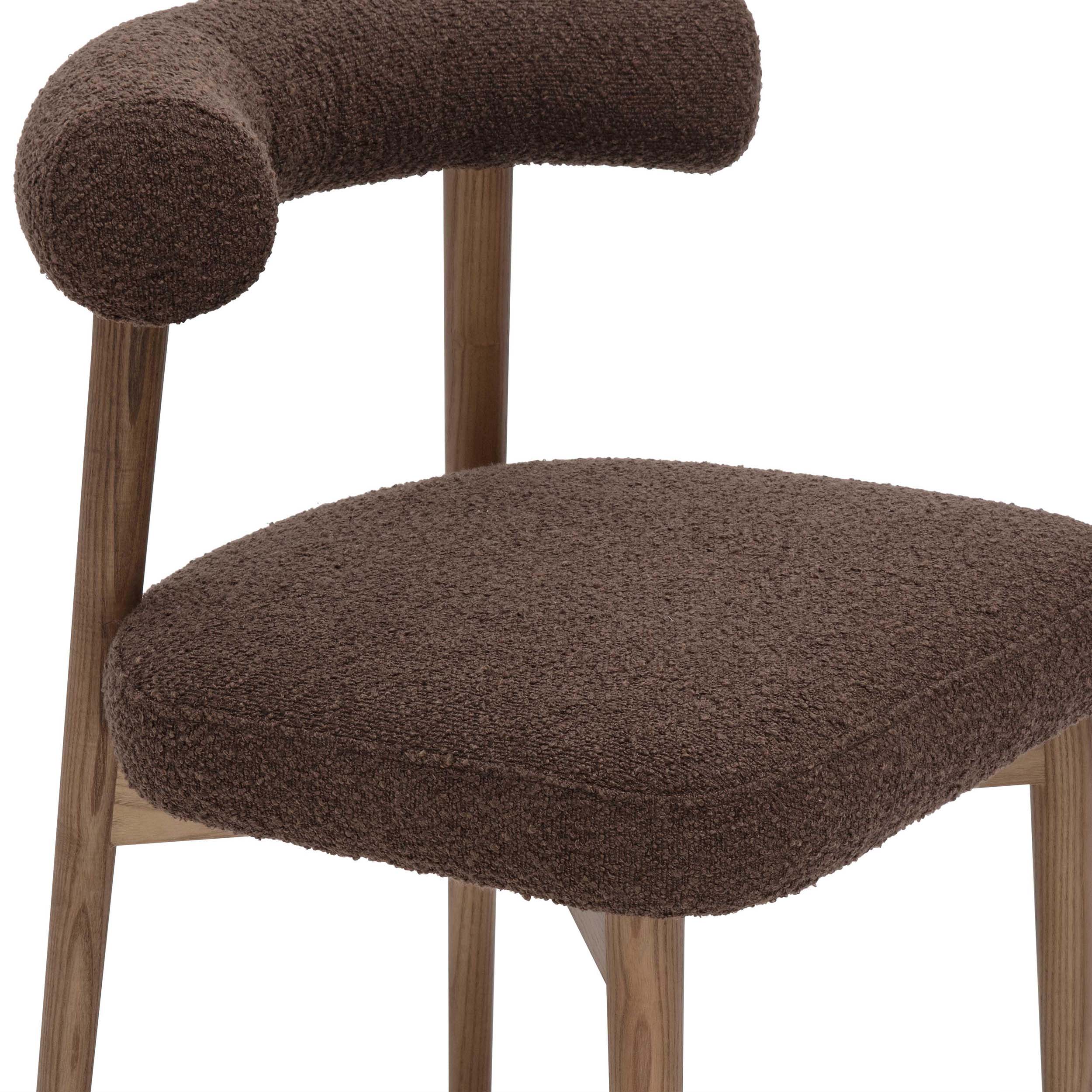 Spara Side Chair, Chocolate Brown - Image 4