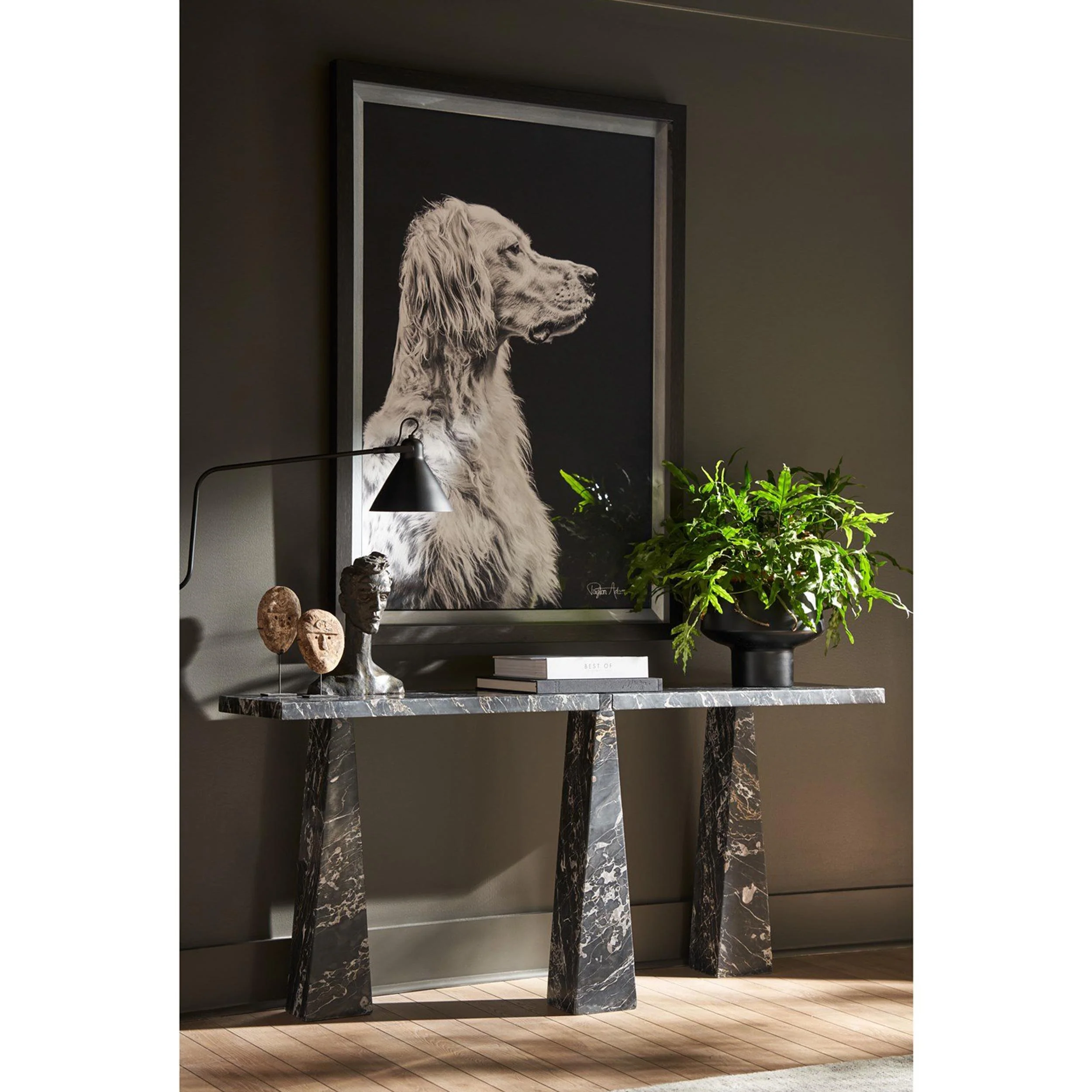 Spectrum Sofa Table, Golden Portoro Marble - Image 3