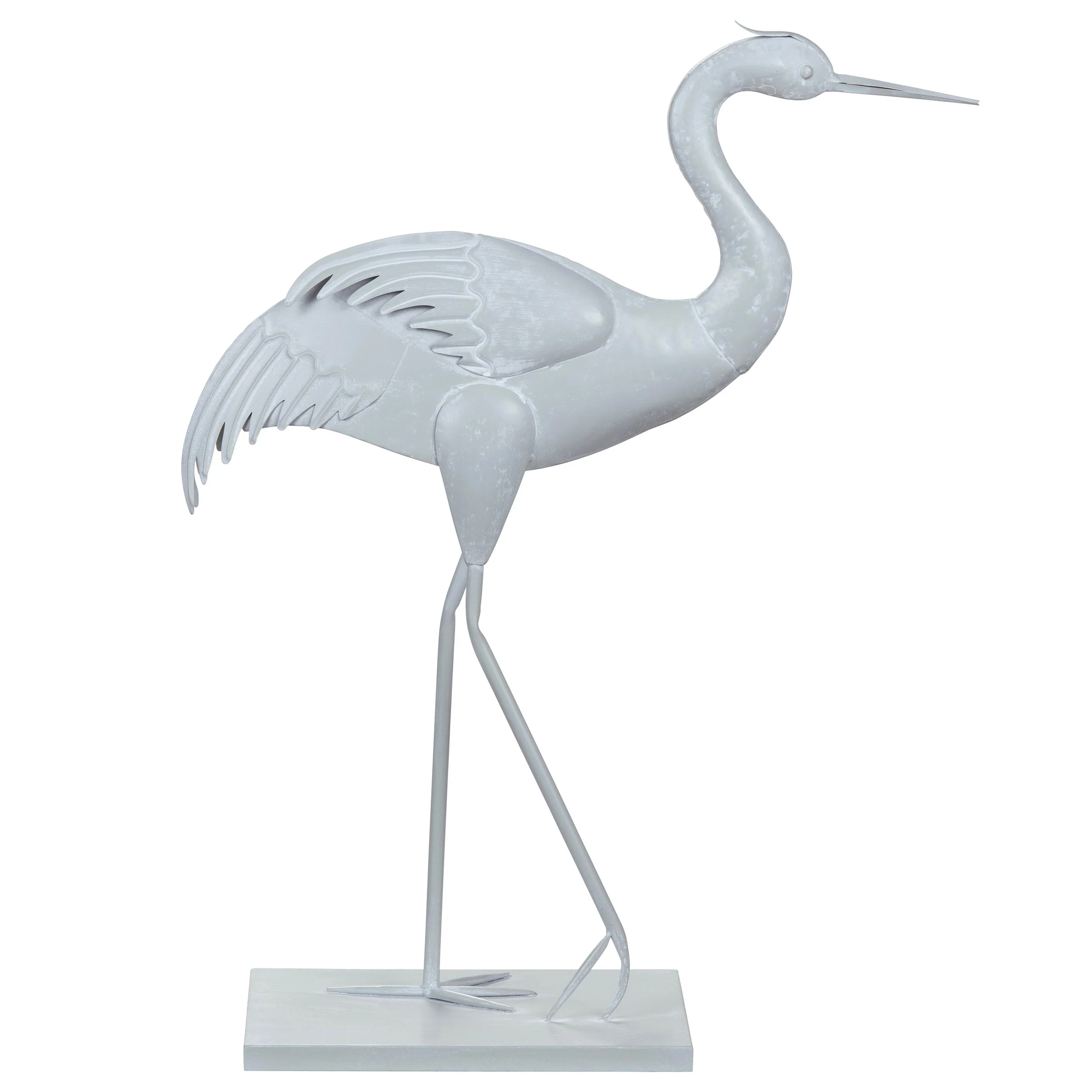 Sperry Crane Statue 1, White