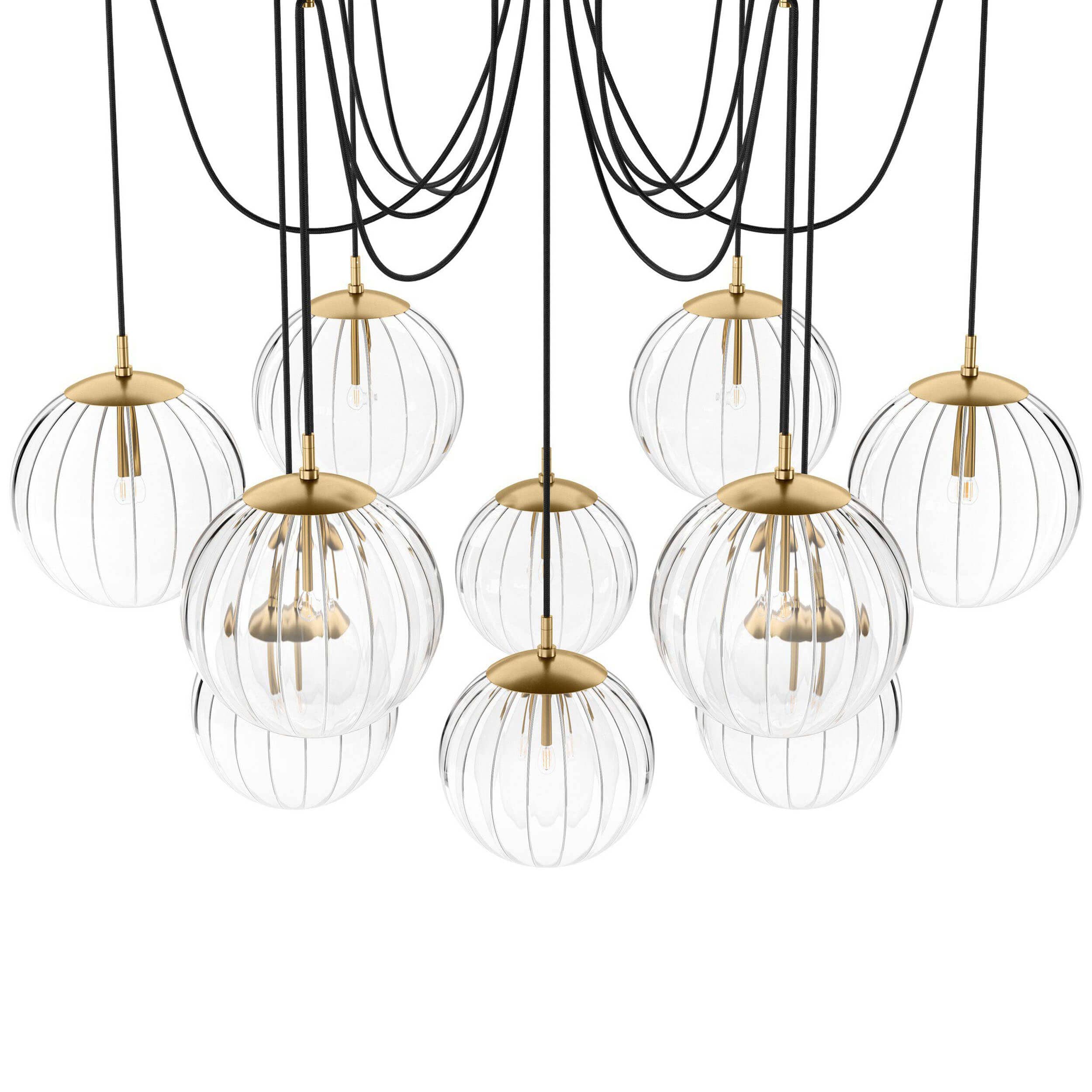 Spider Chandelier, Burnished Brass by Four Hands - Image 2
