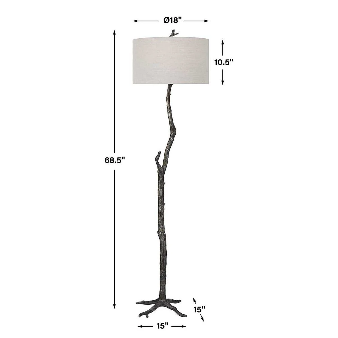 Spruce Floor Lamp, Black - Image 6