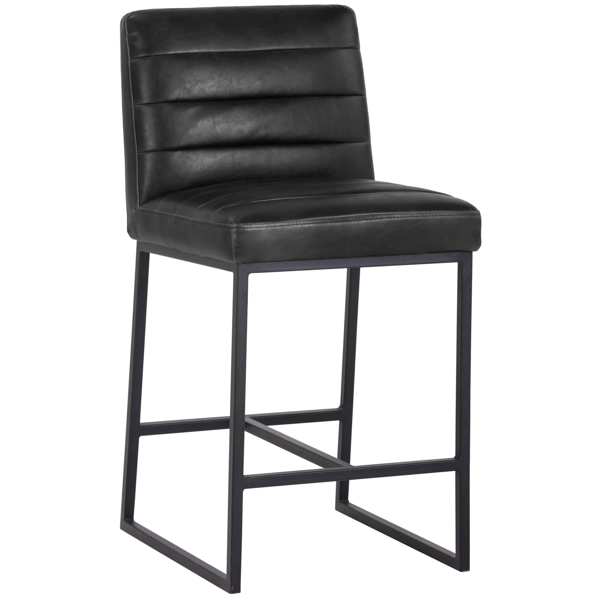 Spyros Counter Stool, Coal Black