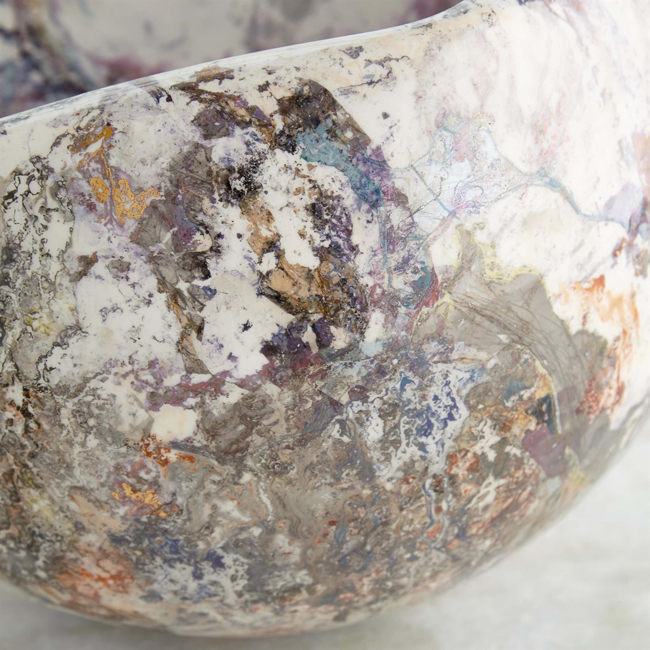 Squished Bowl, Beige Iridescent - Image 5