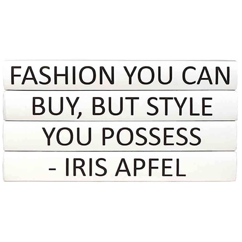 Stack of Books, Fashion