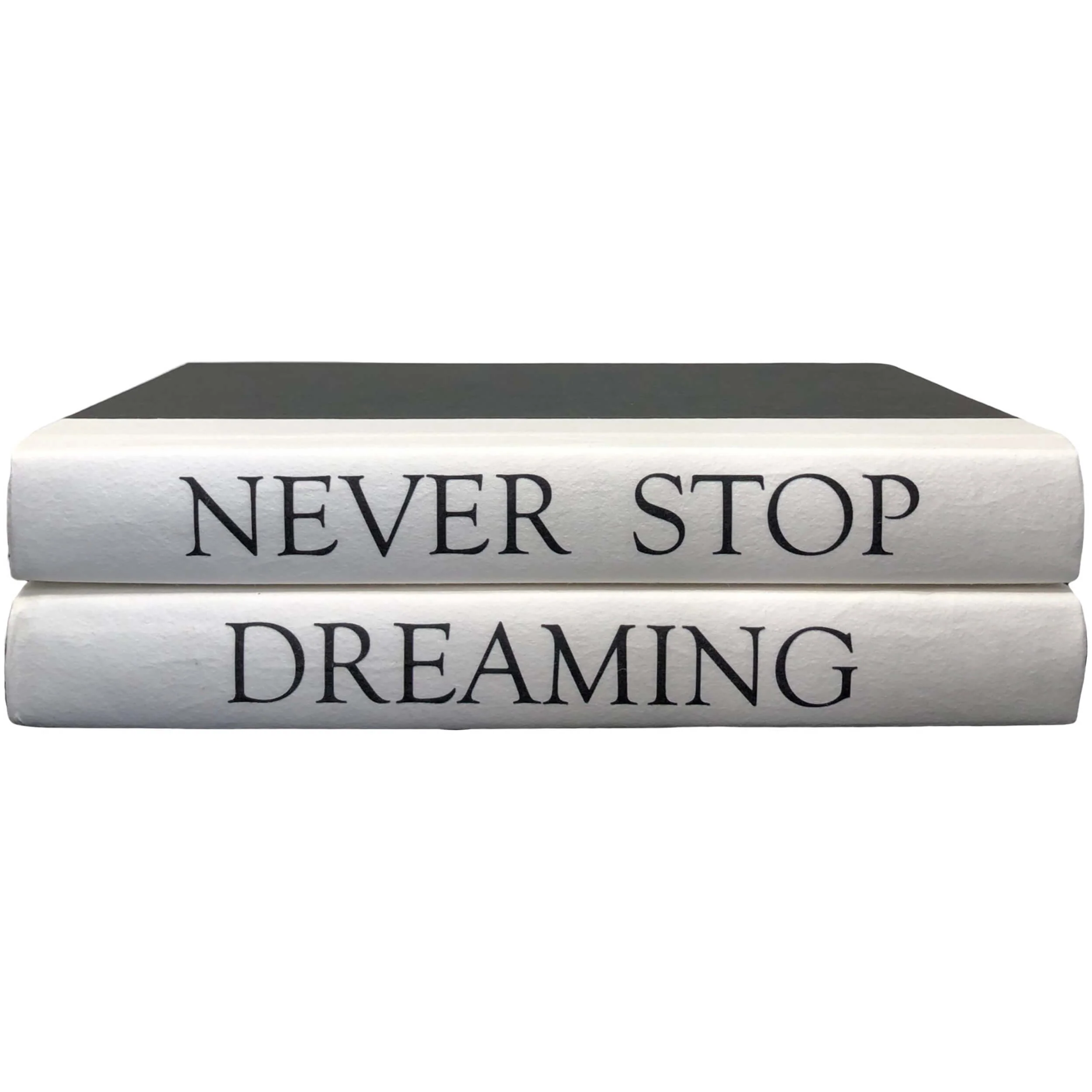 Stack of Books, Never Stop Dreaming