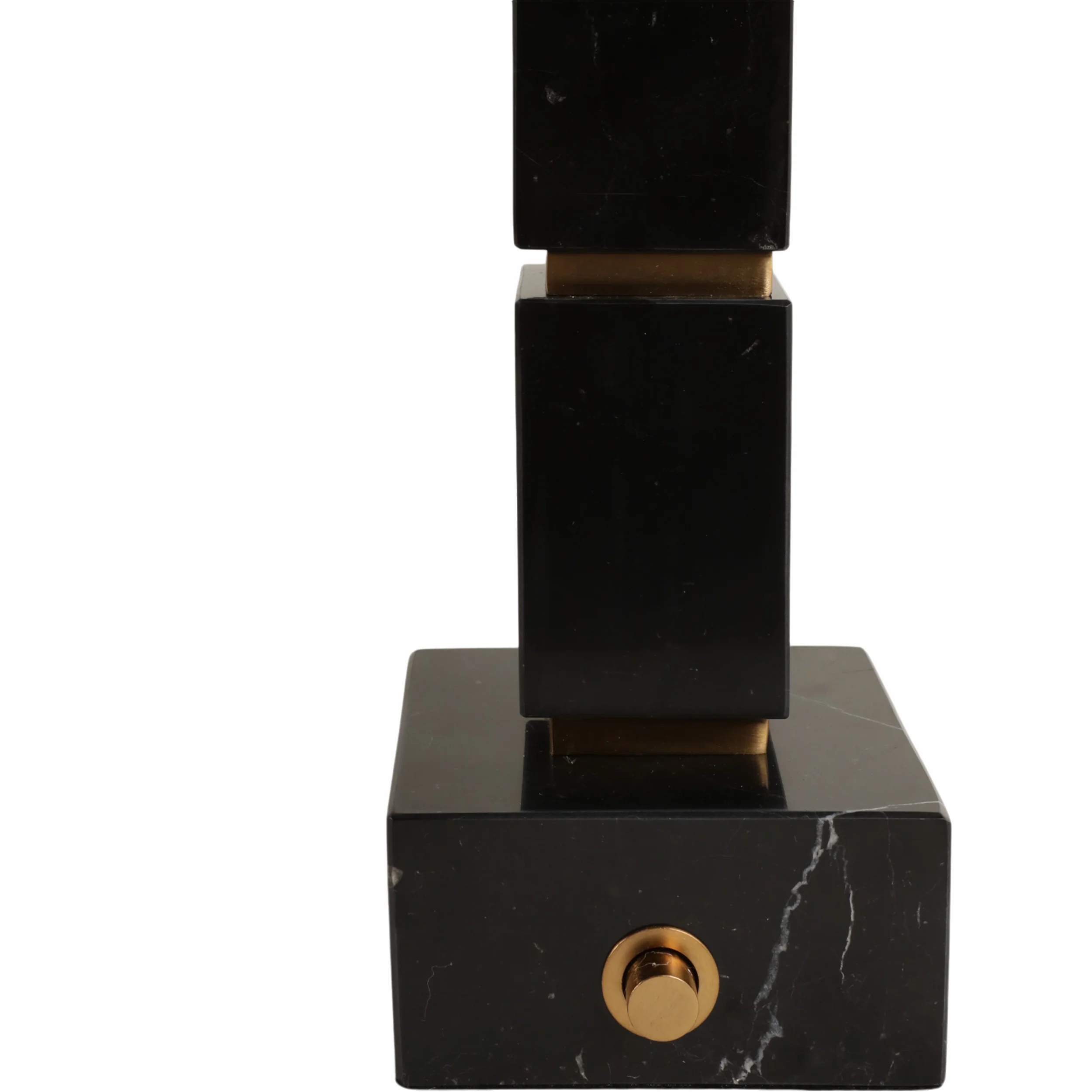 Stacked Marble Cubes Table Lamp, Black - Image 5
