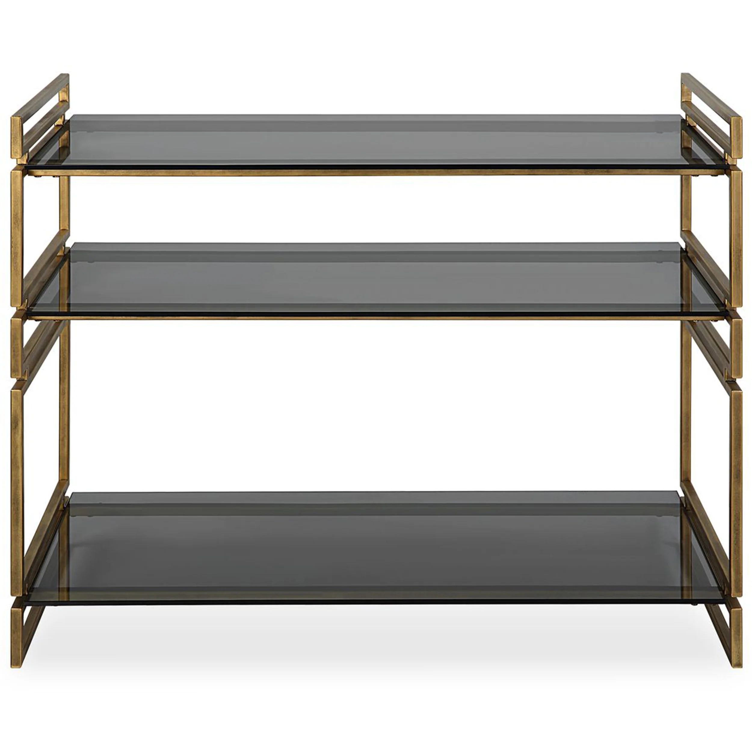 Stacked Up Console Table, Antique Gold - Image 2
