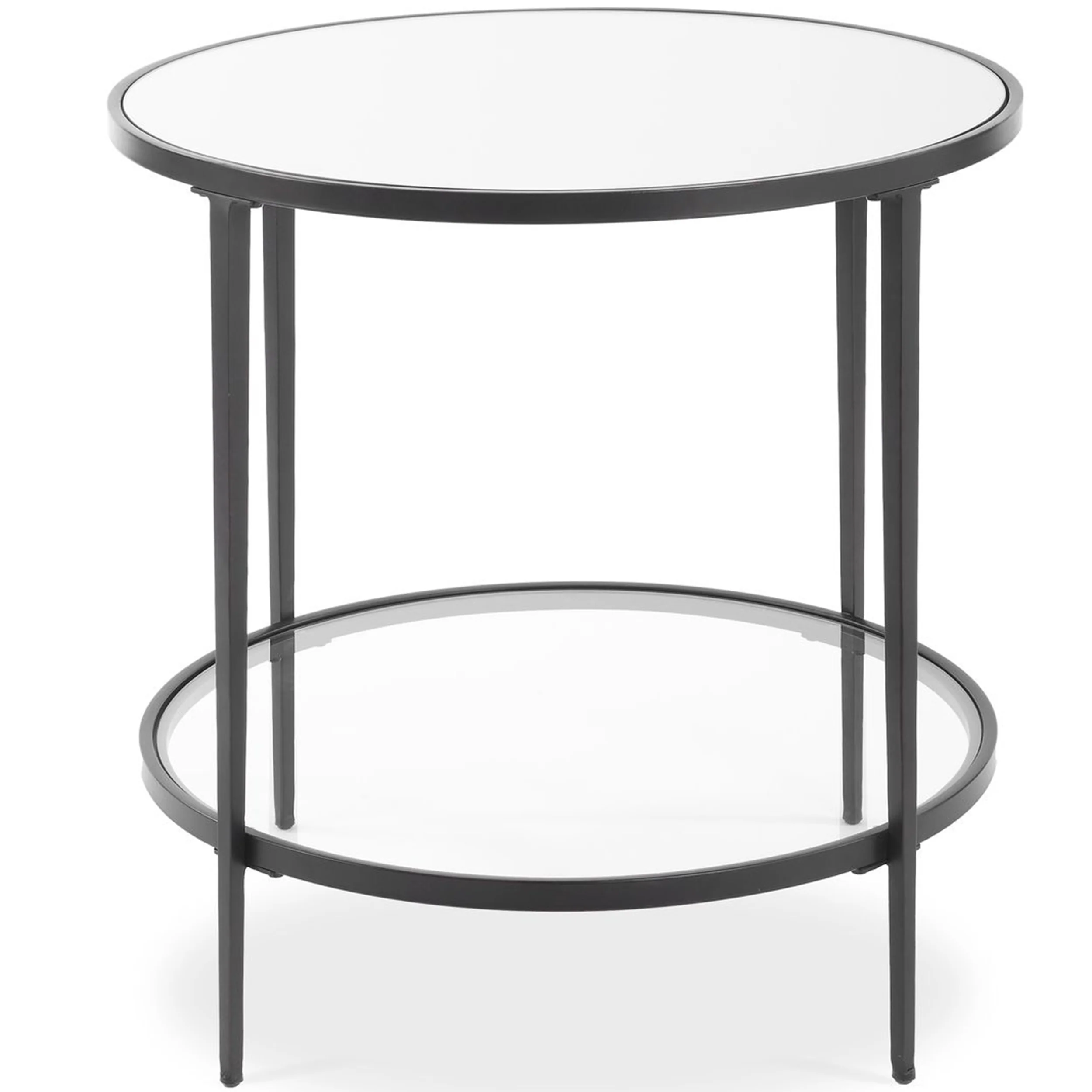 Stephano End Table, Satin Black - Image 2