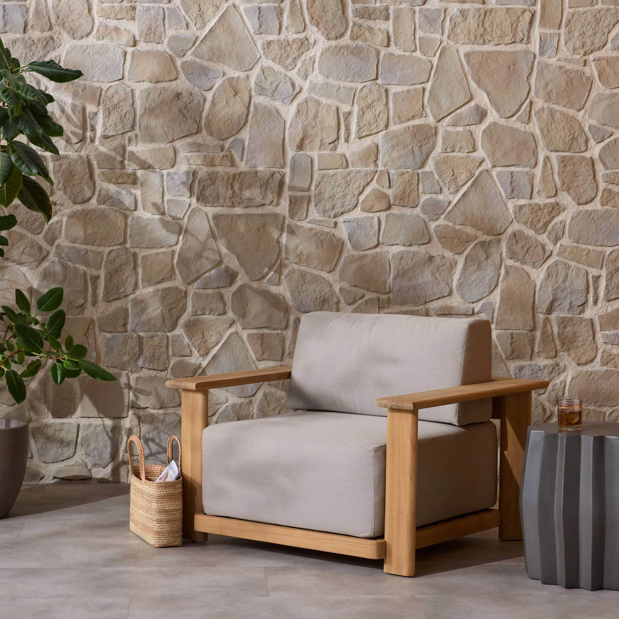 Sterling Outdoor Chair, Ibiza Mole by Four Hands - Image 7