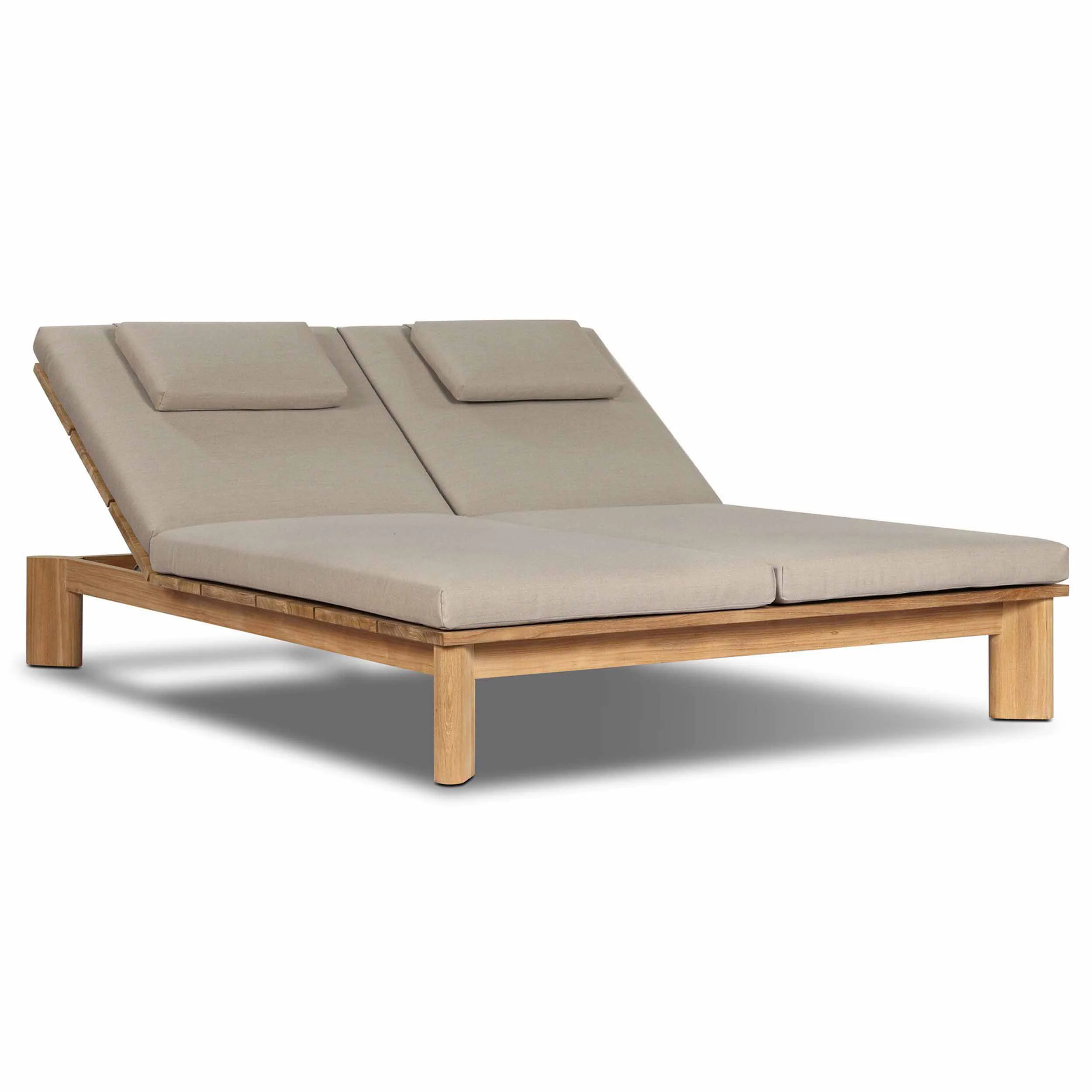 Sterling Outdoor Double Chaise, Ibiza Mole by Four Hands