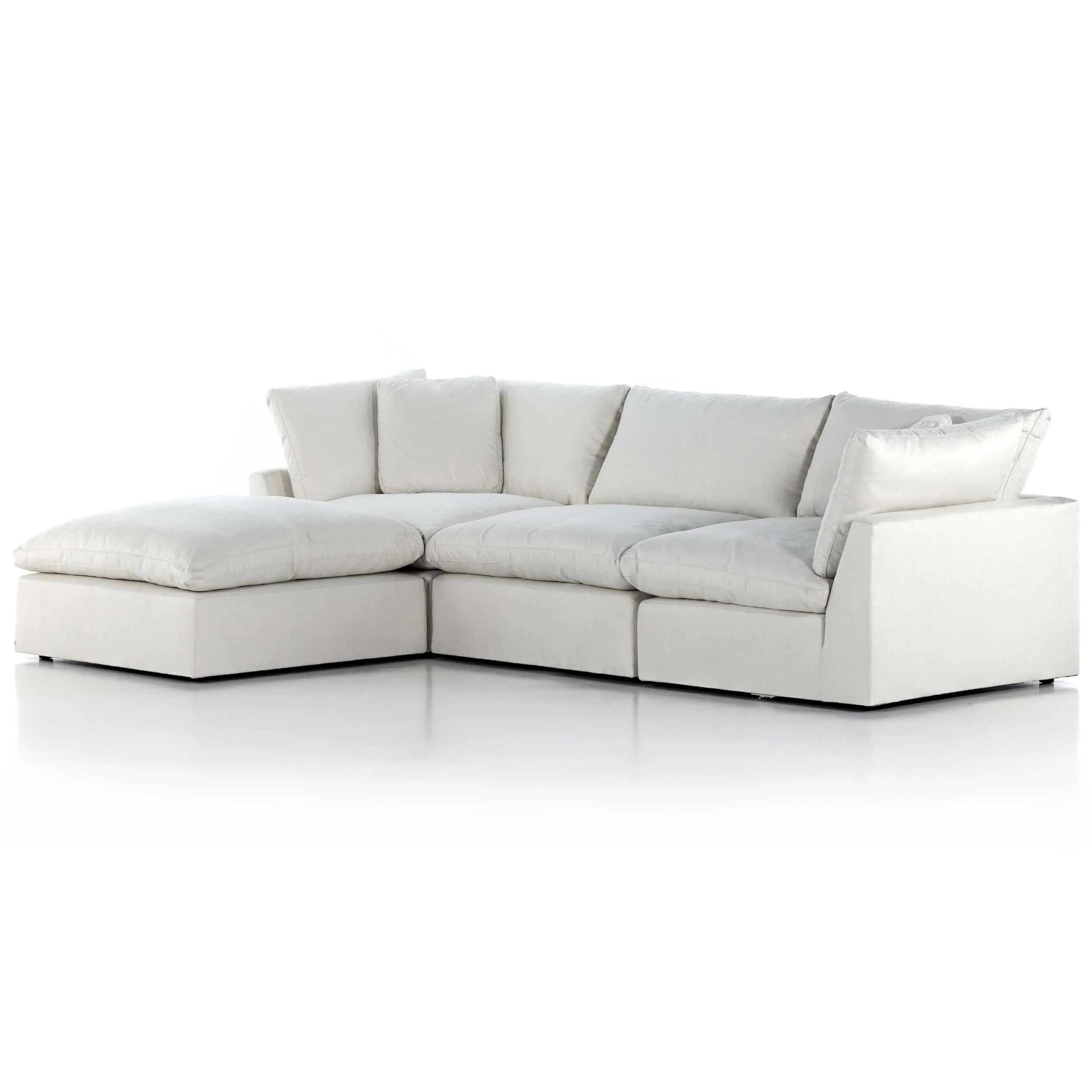 Stevie 3 Piece Sectional w/ Ottoman by Four Hands