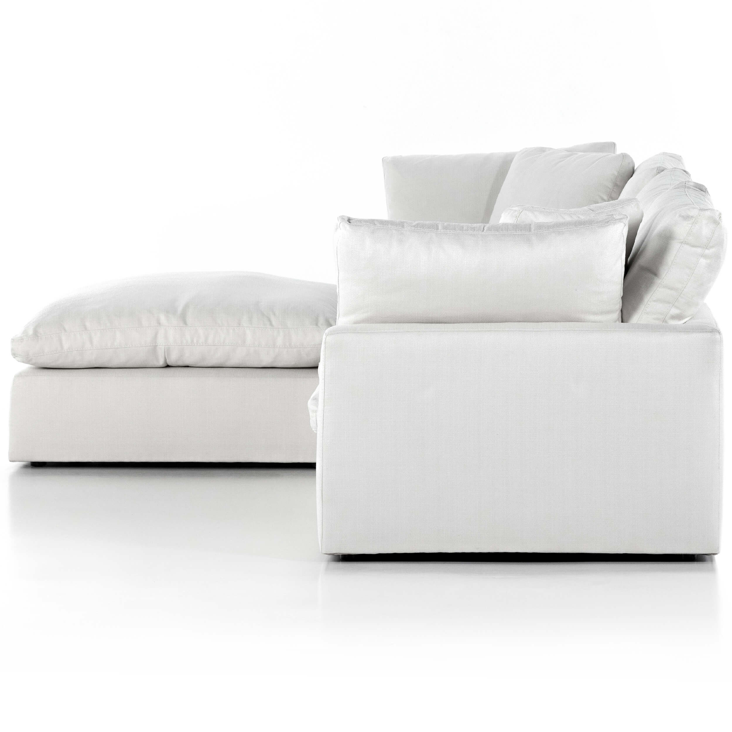 Stevie 3 Piece Sectional w/ Ottoman by Four Hands - Image 2