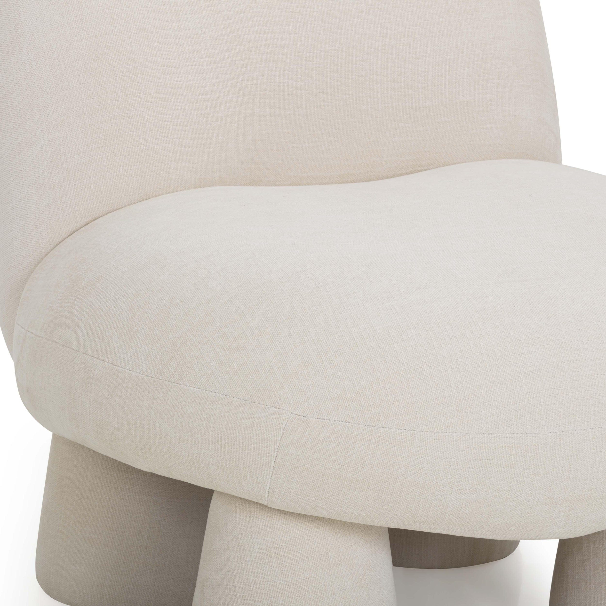 Stomp Accent Chair, Cream - Image 5