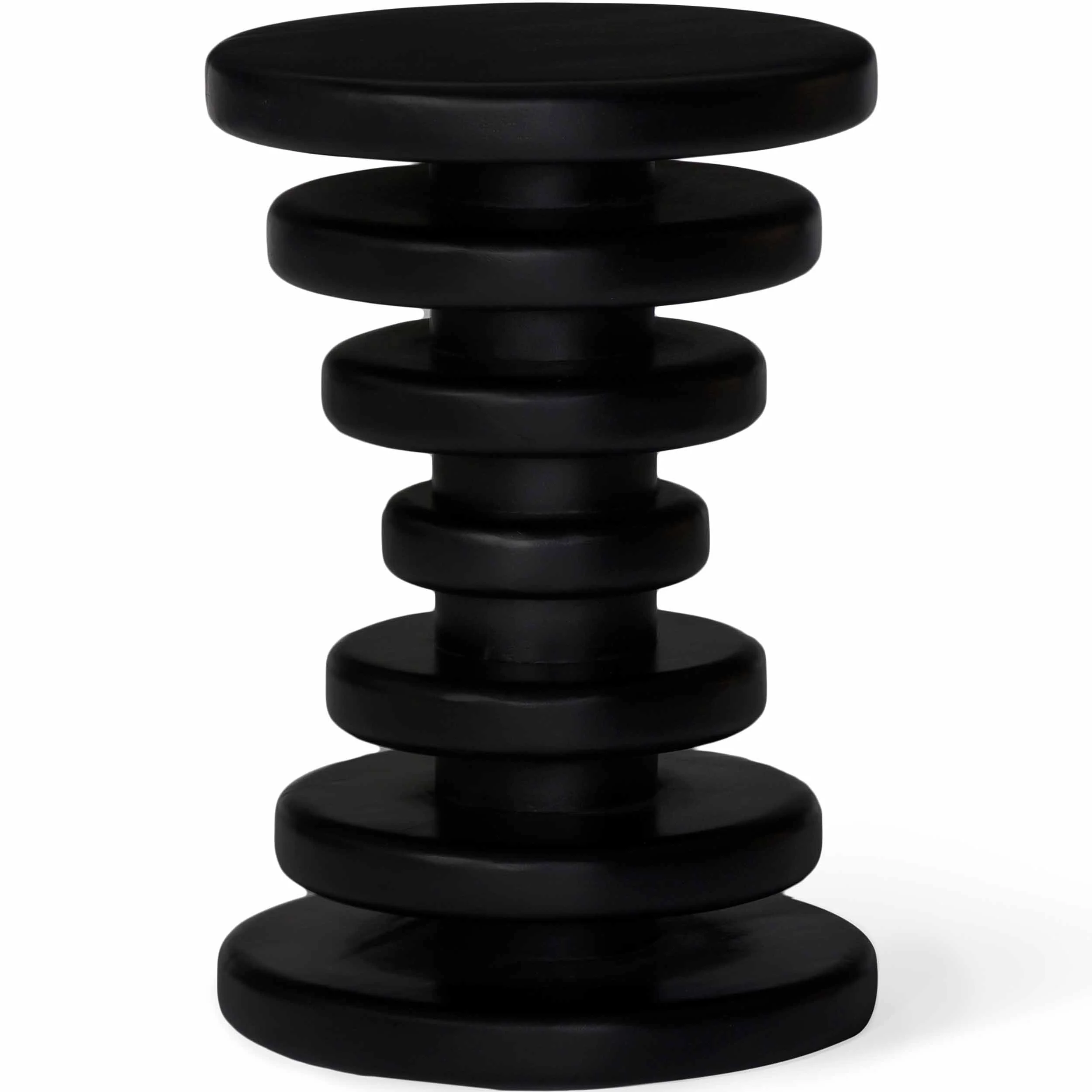 Strata Drink Table, Charcoal