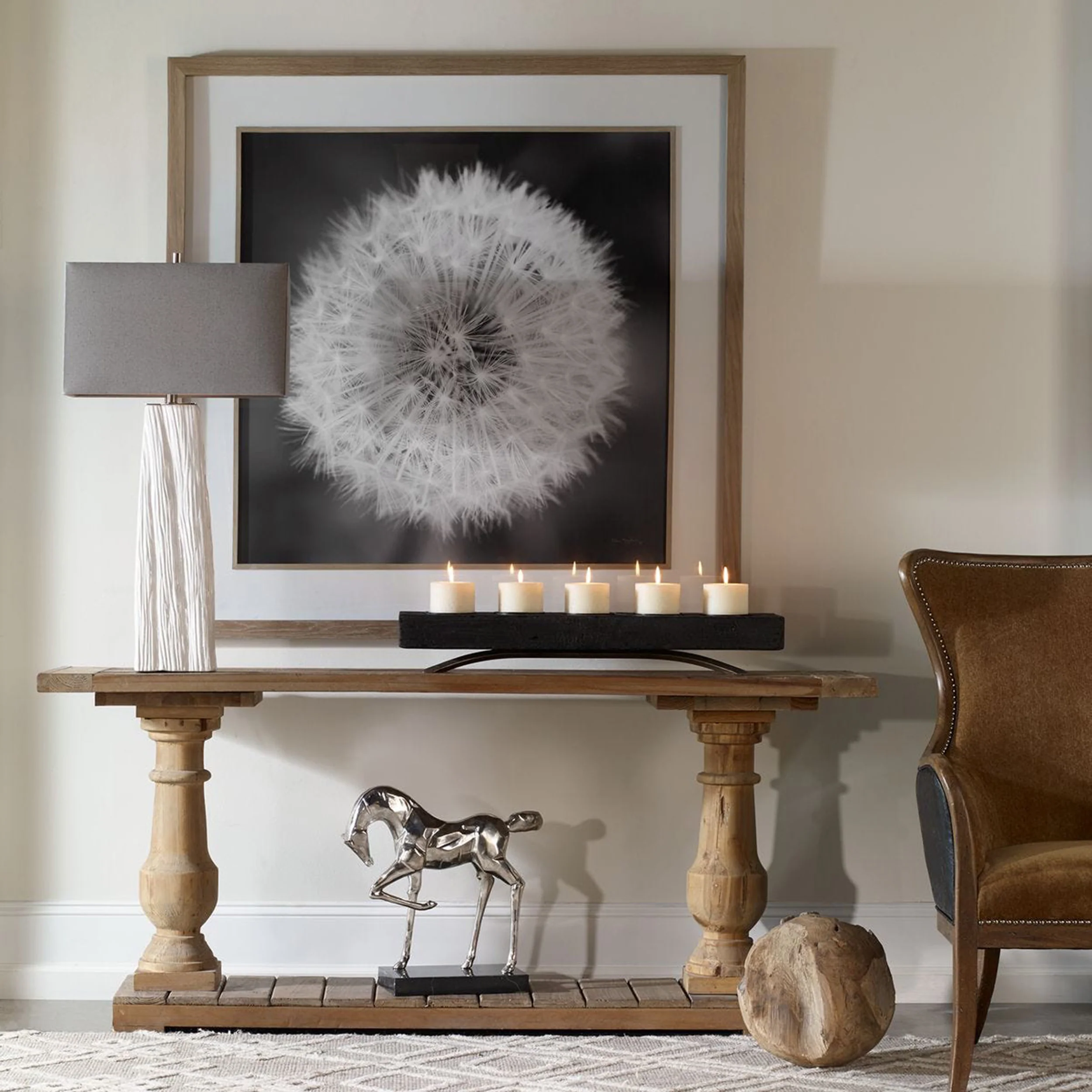 Stratford Console, Distressed Natural - Image 6