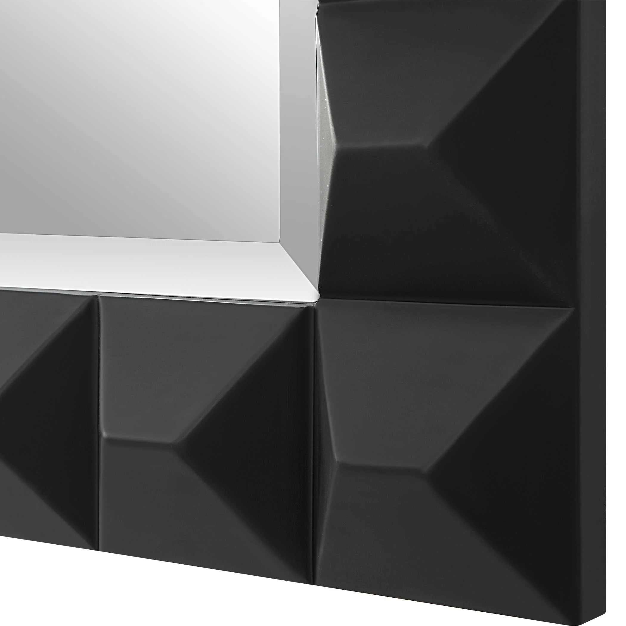 Studded Mirror, Black - Image 2