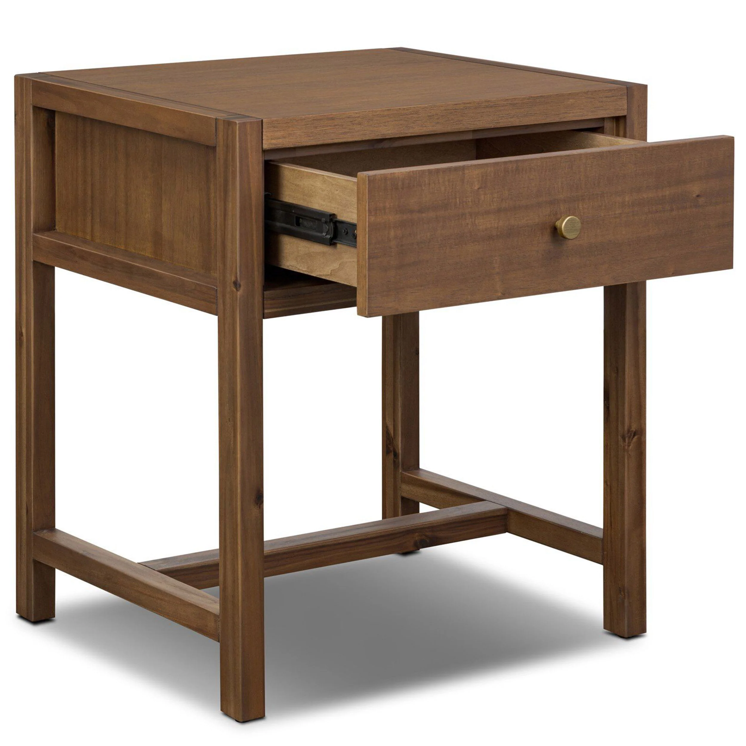 Sullivan Small Nightstand, Saddle Tan by Four Hands - Image 4