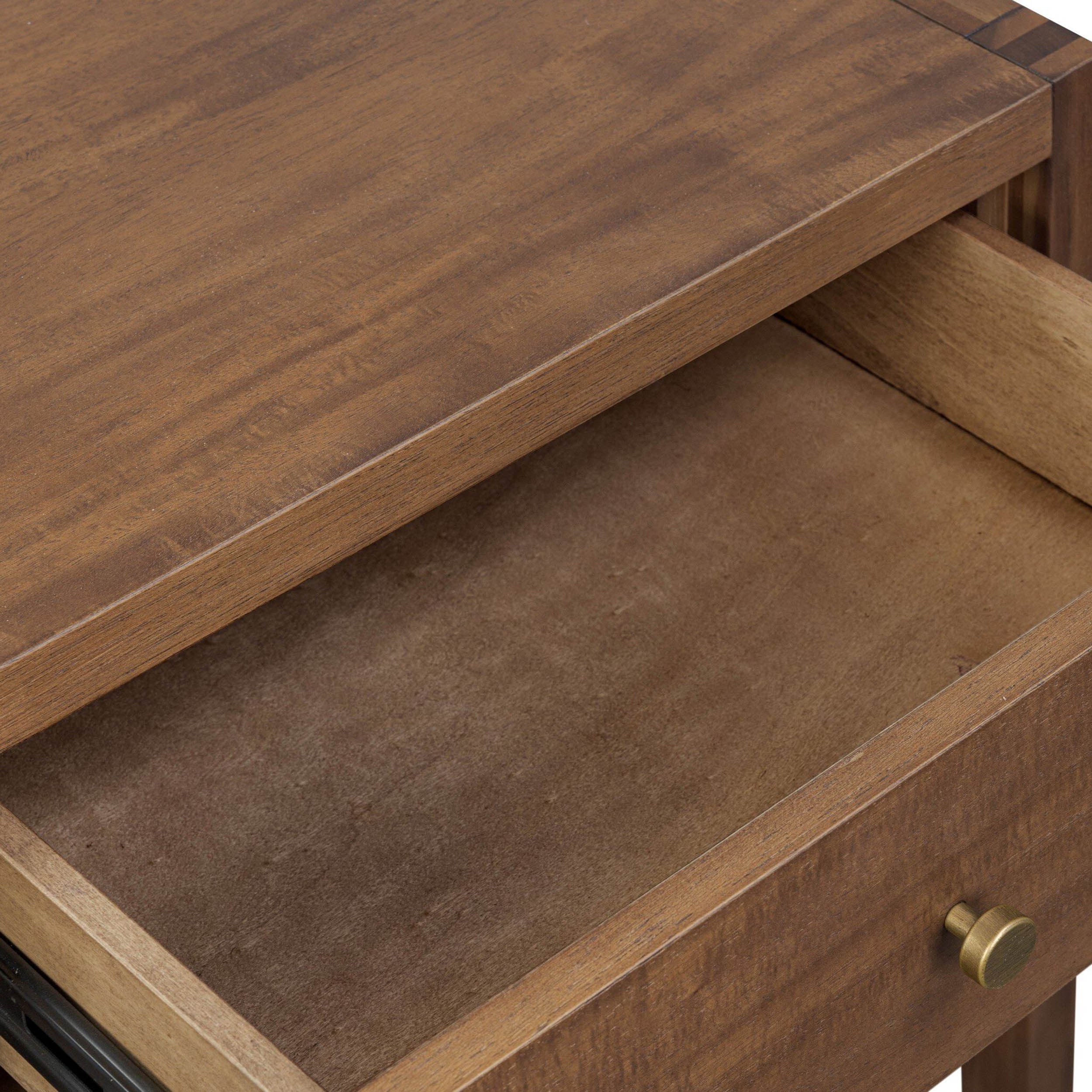 Sullivan Small Nightstand, Saddle Tan by Four Hands - Image 6