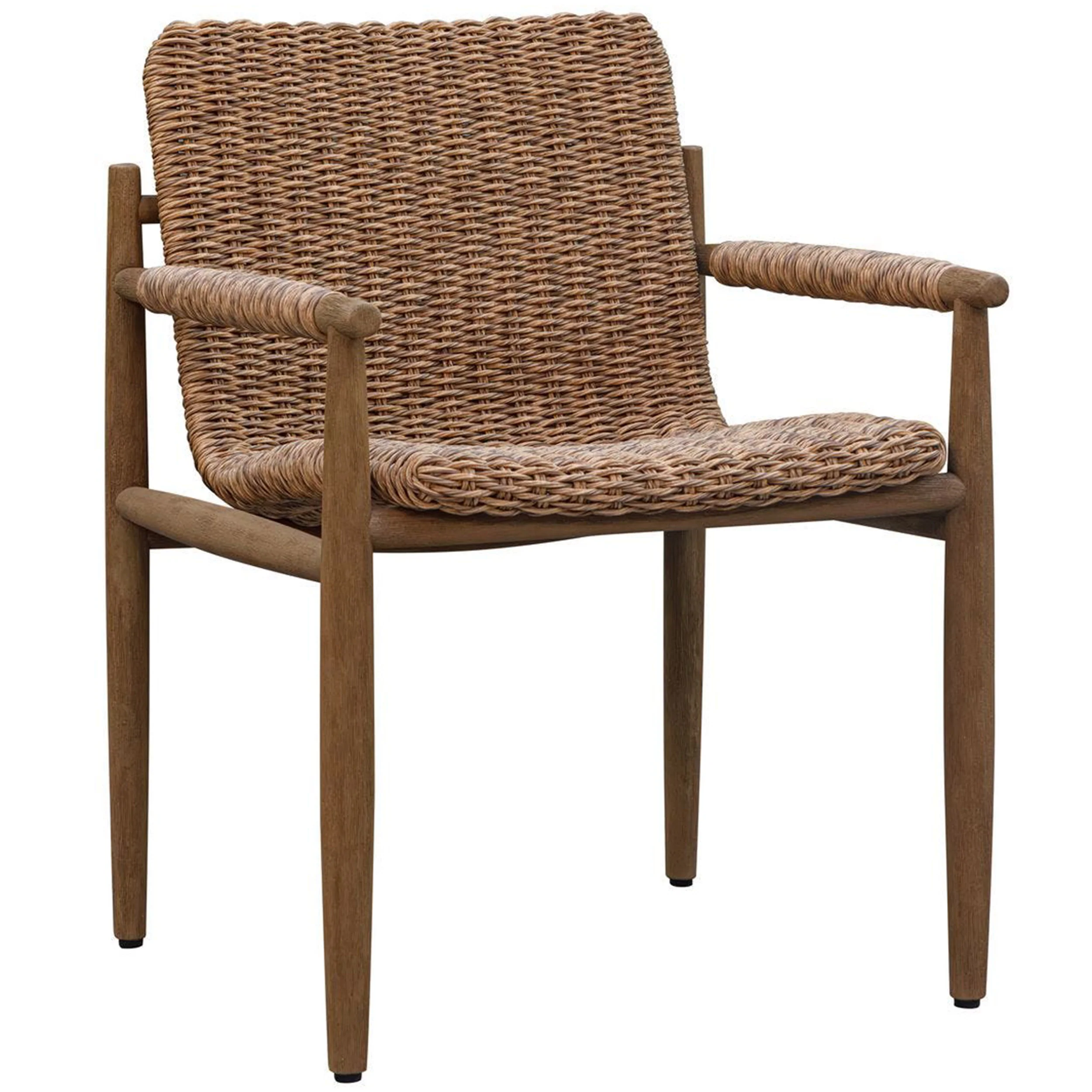 Sumba Outdoor Dining Chair, Golden Flax