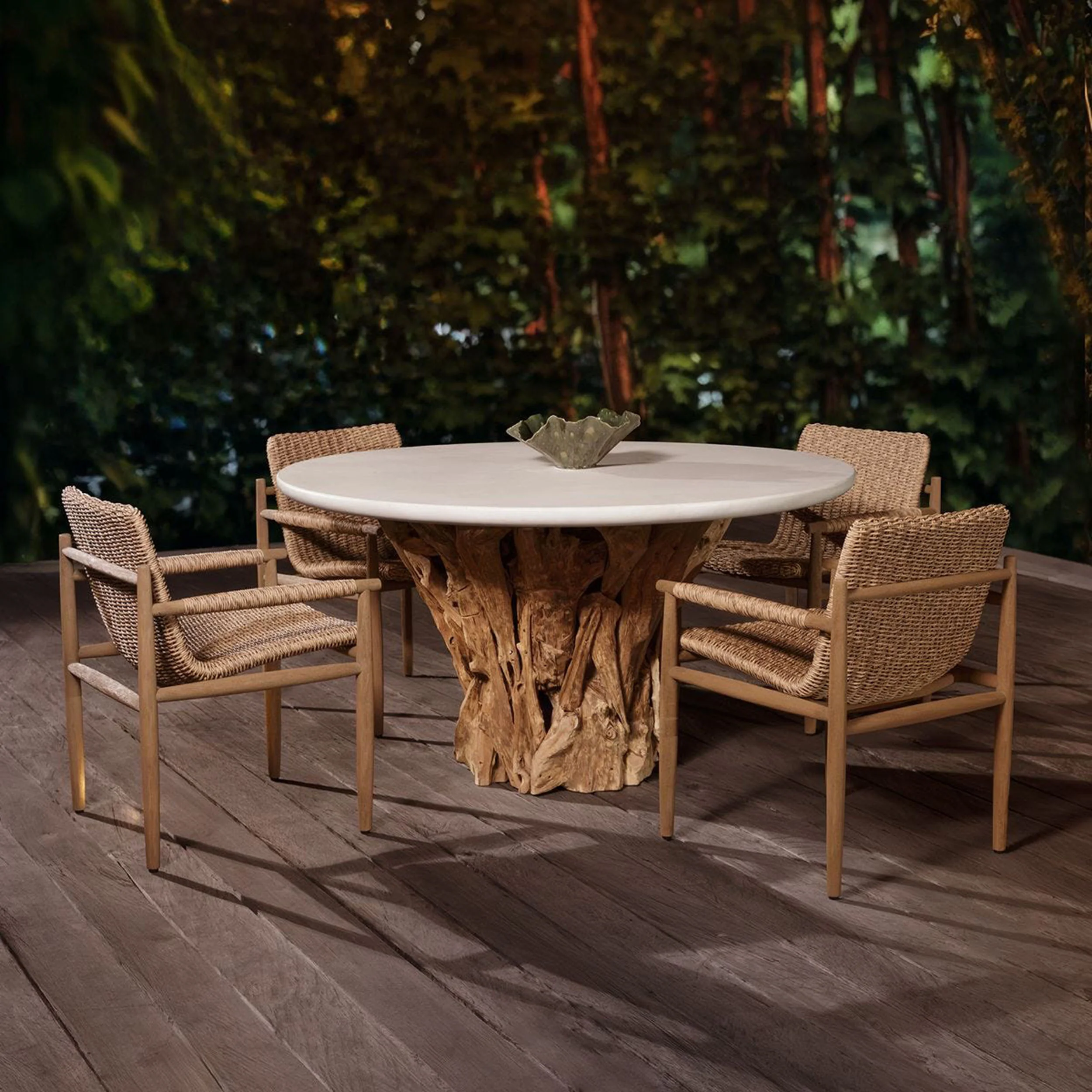 Sumba Outdoor Dining Chair, Golden Flax - Image 6