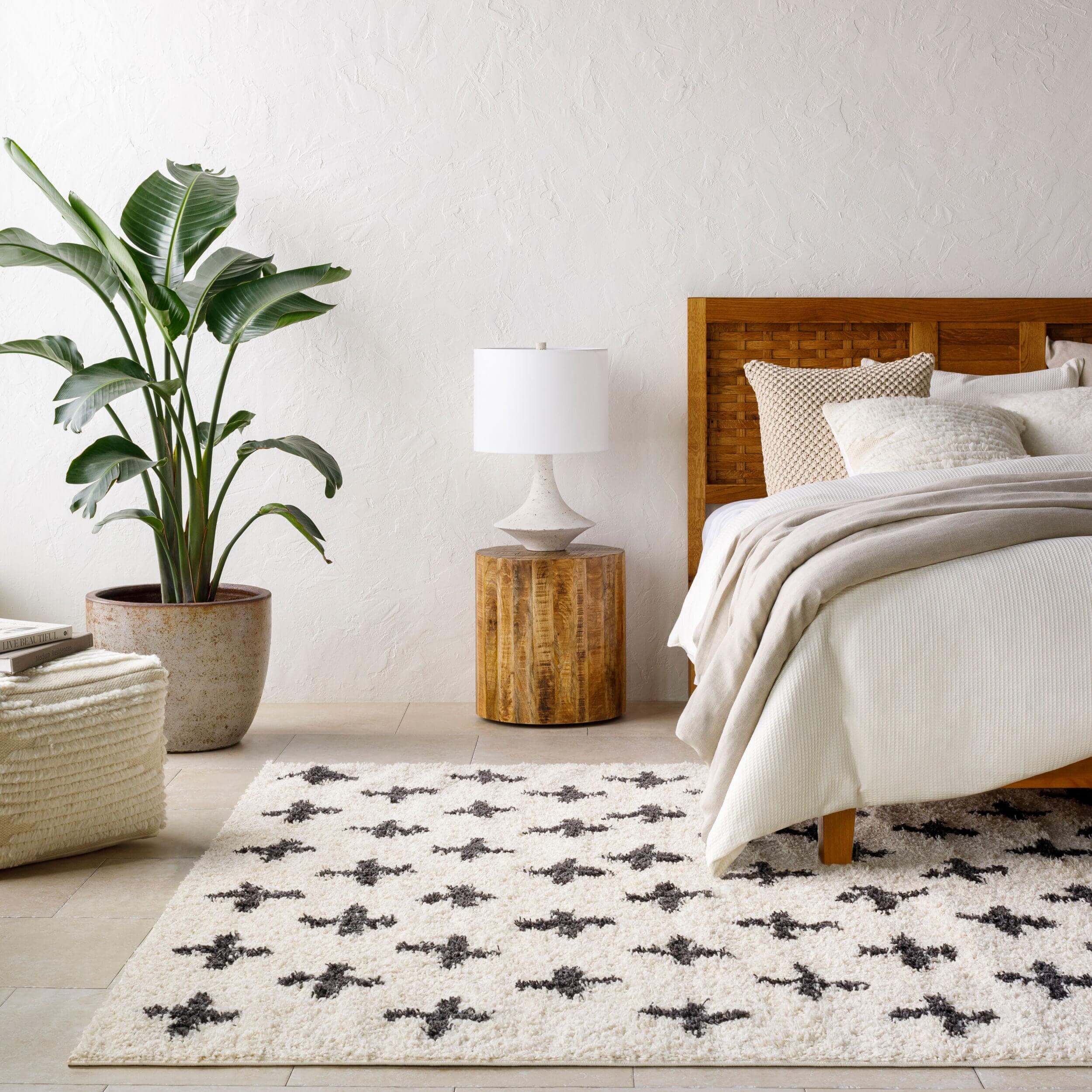 Surya Livabliss Rug Beni BSH-2304, Cream/Black - Image 3