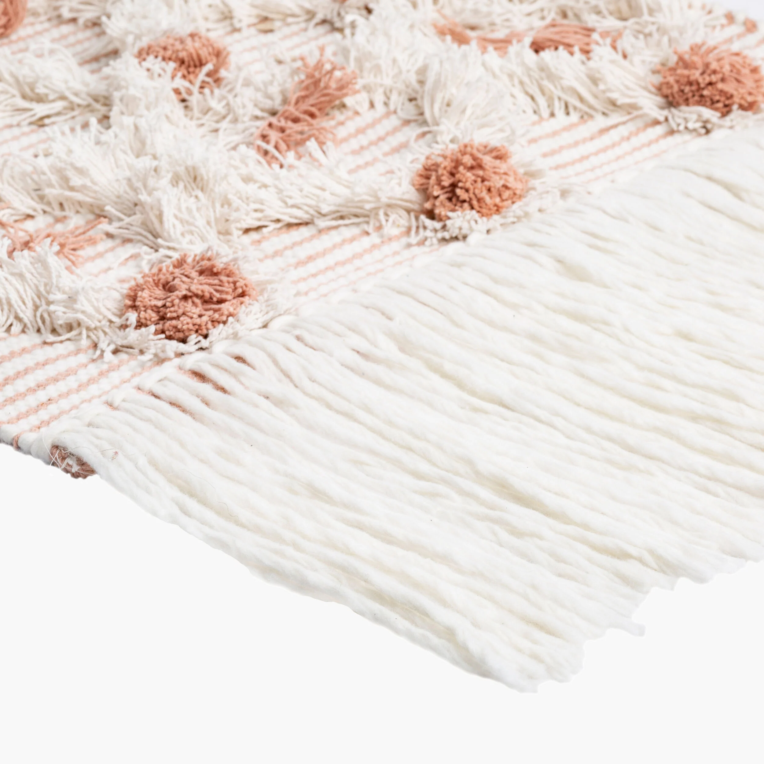 Surya Livabliss Wall Hanging Kari KAR-1000, White/Peach - Image 2