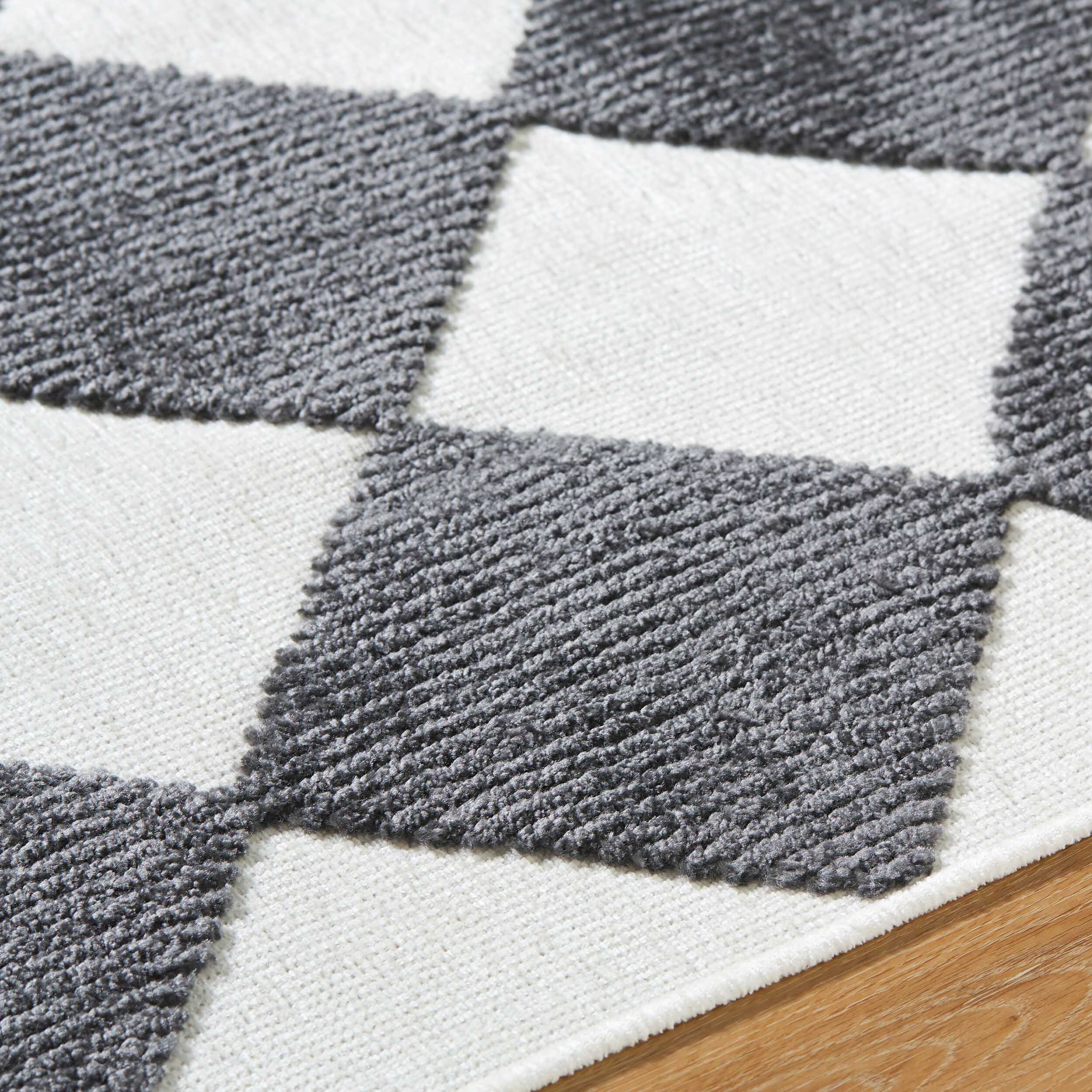 Surya Lovebliss Rug Lyna LYA-2350, Charcoal/White - Image 4