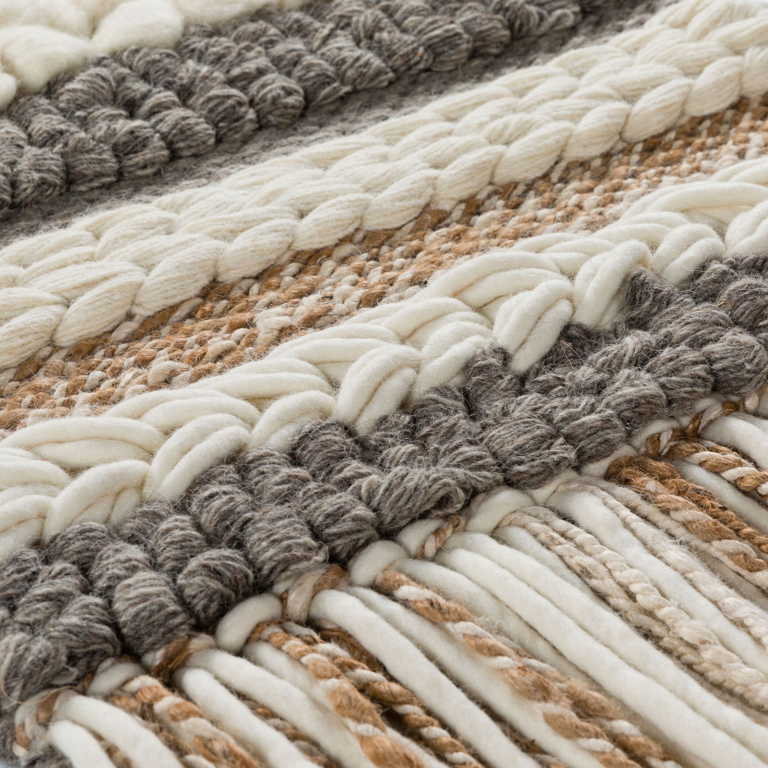 Surya Wall Hanging Artifice II AFE-1000, Cream/Brown/Charcoal - Image 2
