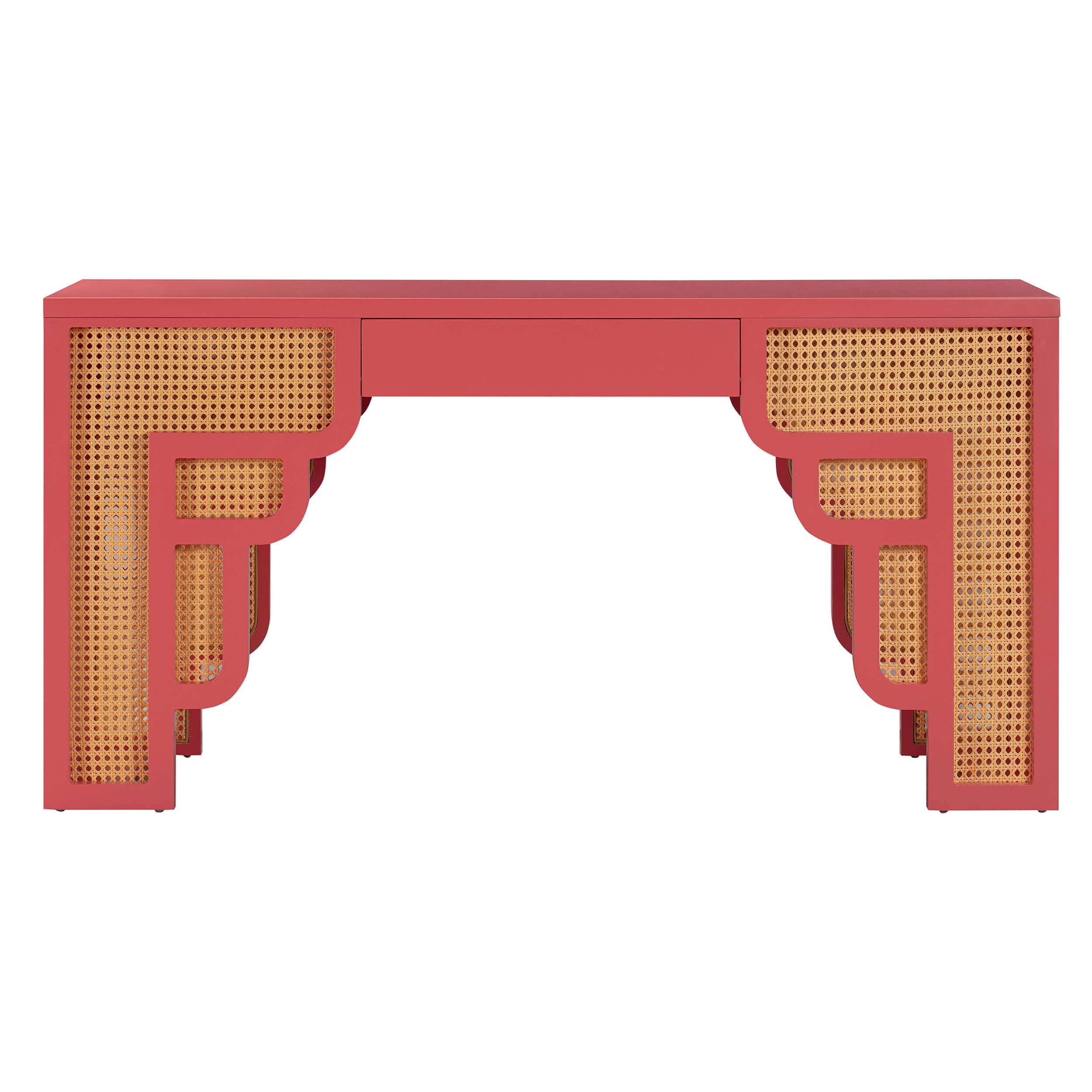 Suzie Executive Desk, Coral - Image 3