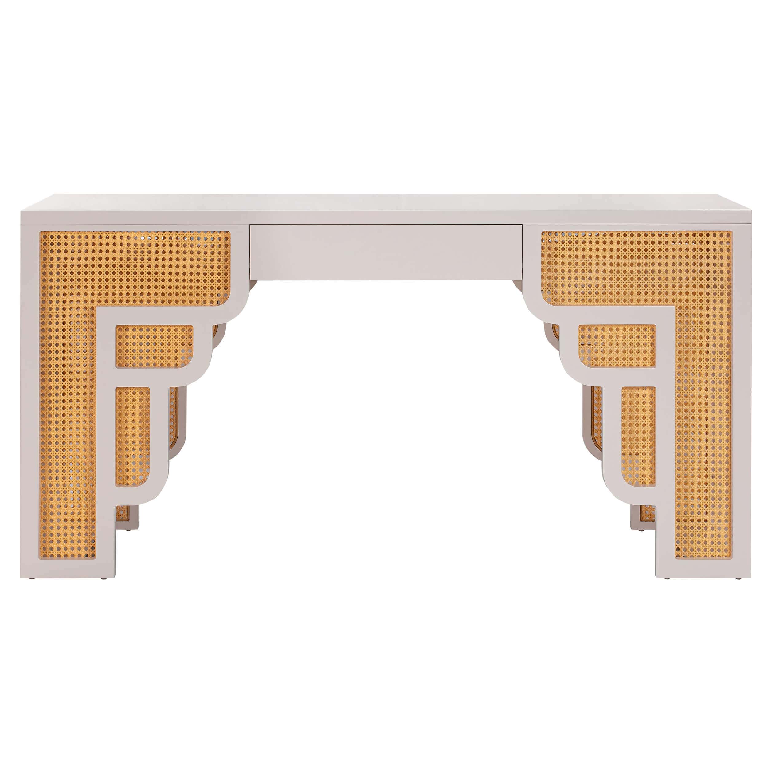 Suzie Executive Desk, Cream - Image 3
