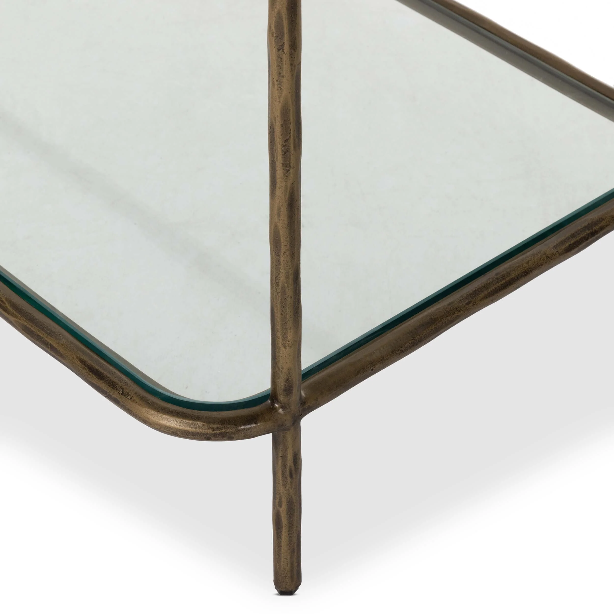 Swinton Bookcase, Hammered Aged Brass by Four Hands - Image 4
