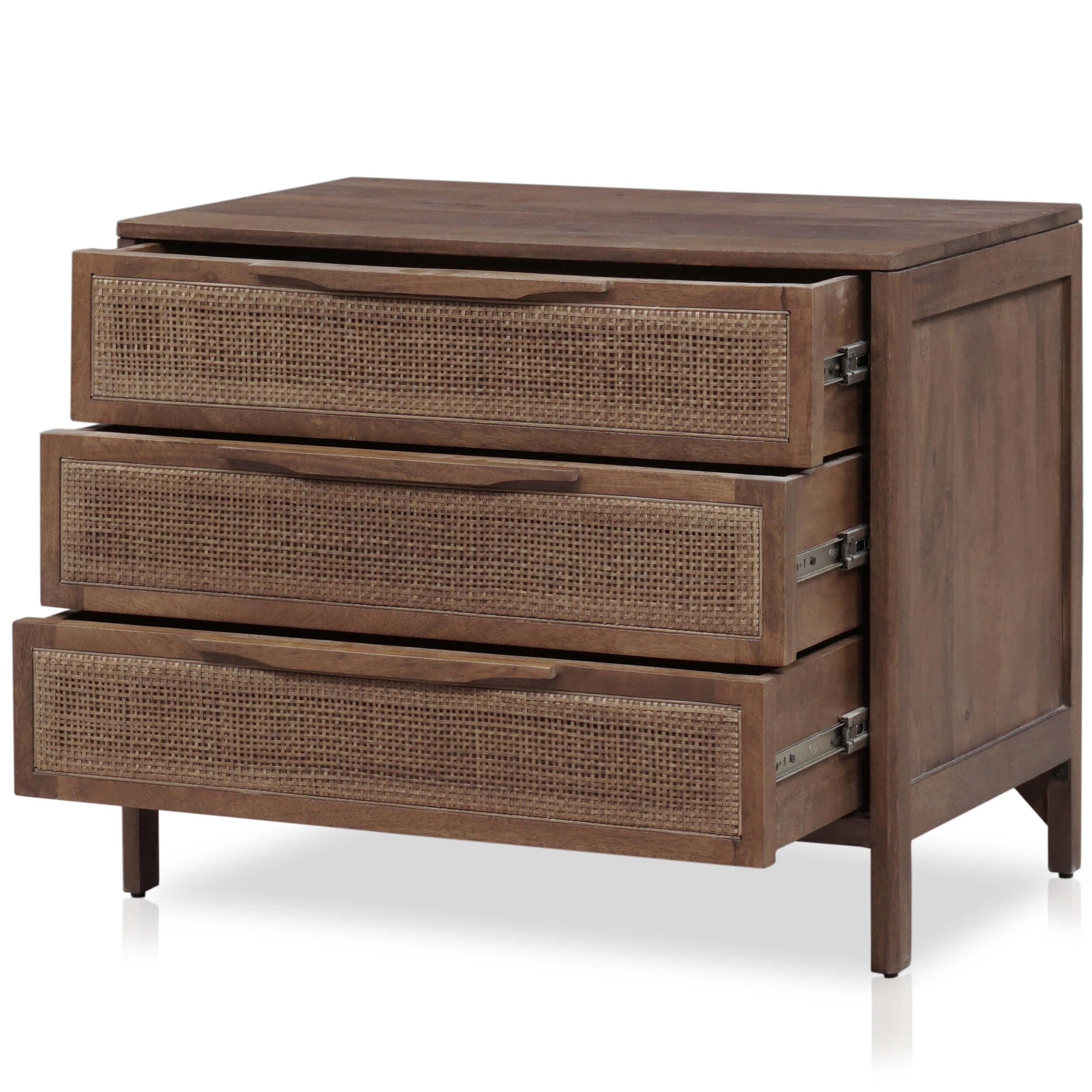 Sydney Large Nightstand, Brown Wash by Four Hands - Image 4