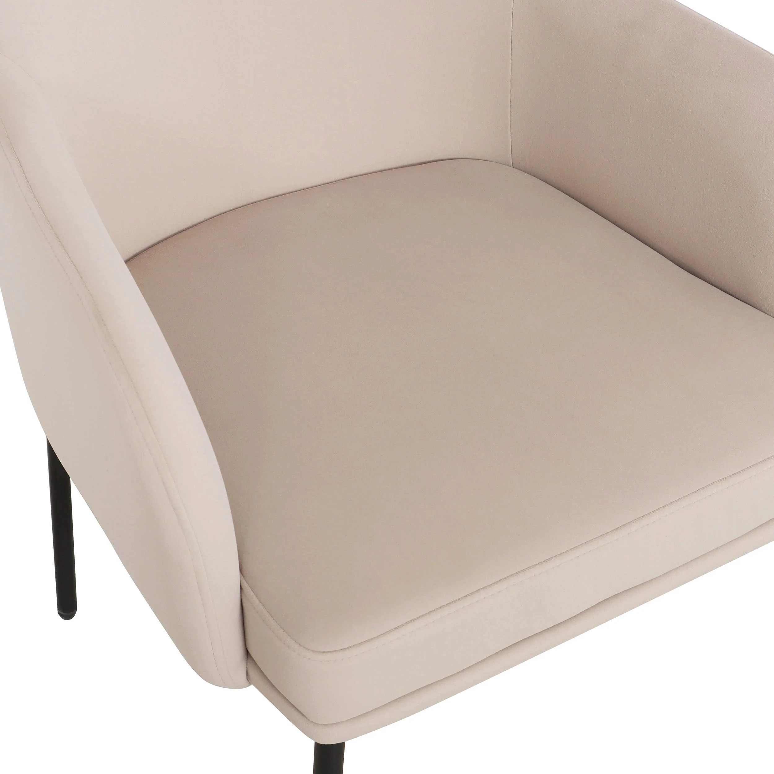 Sydney Arm Chair, Taupe, Set of 2 - Image 5