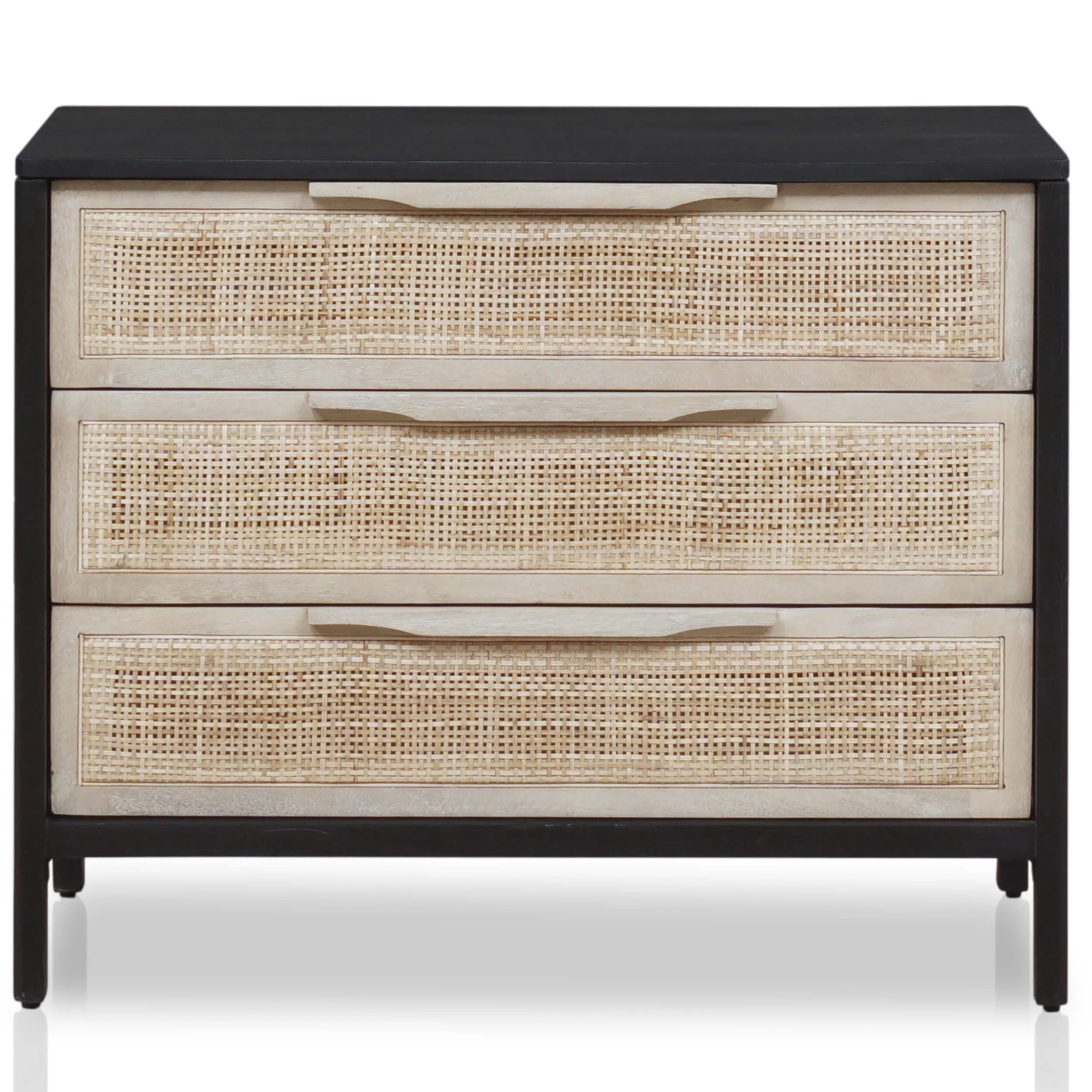 Sydney Large Nightstand, Black Wash by Four Hands - Image 3