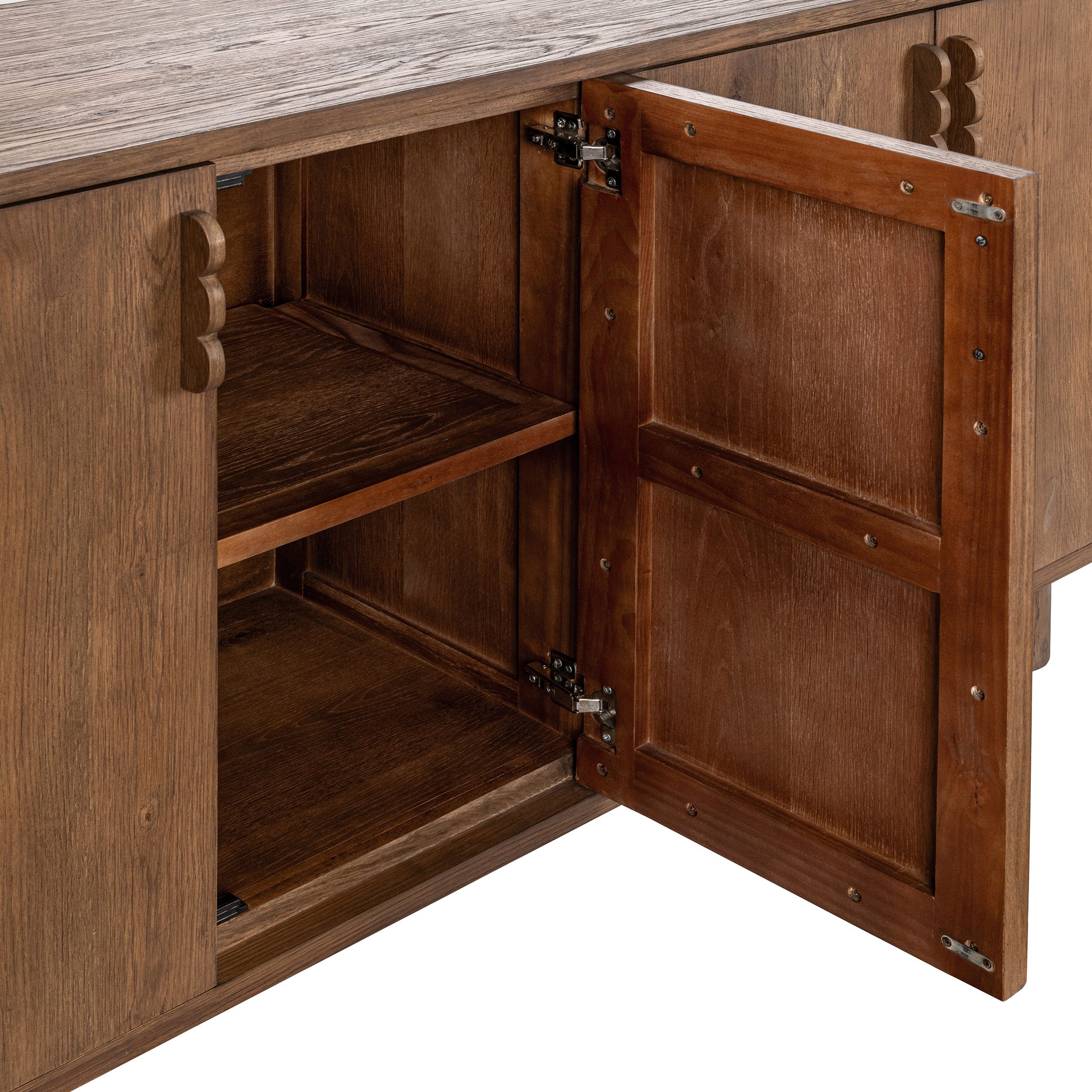 Tacoma 4 Door Sideboard, Natural - Image 6