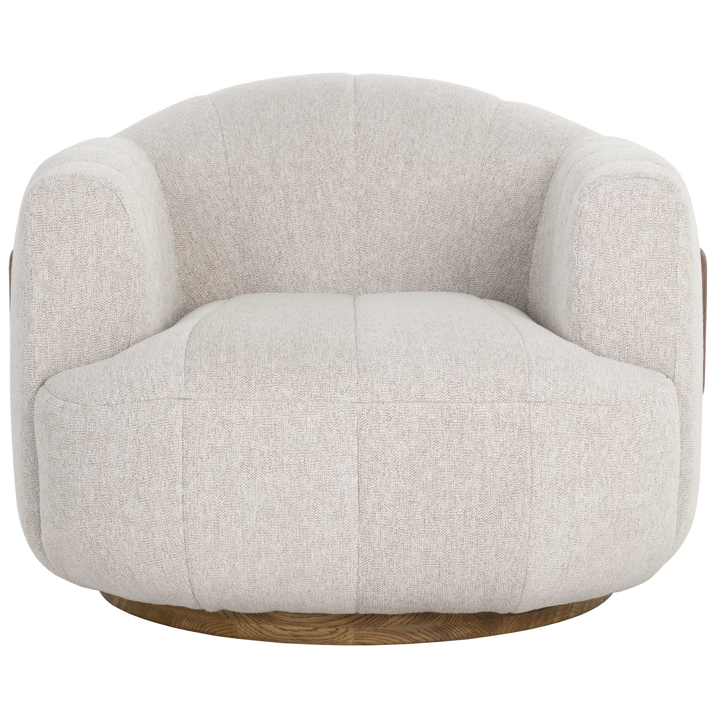 Tadeo Swivel Chair, Dove Cream - Image 2