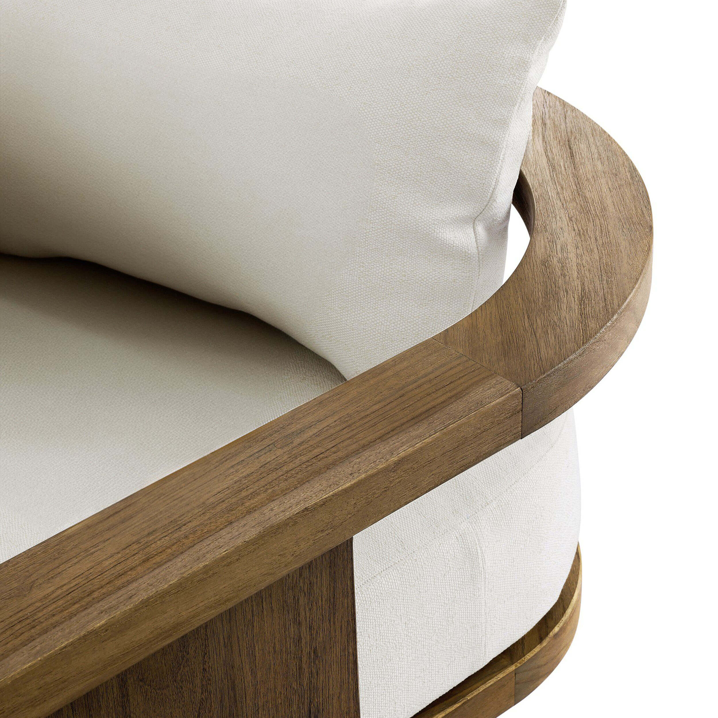 Tahana Outdoor Sofa, Alessi Linen by Four Hands - Image 4