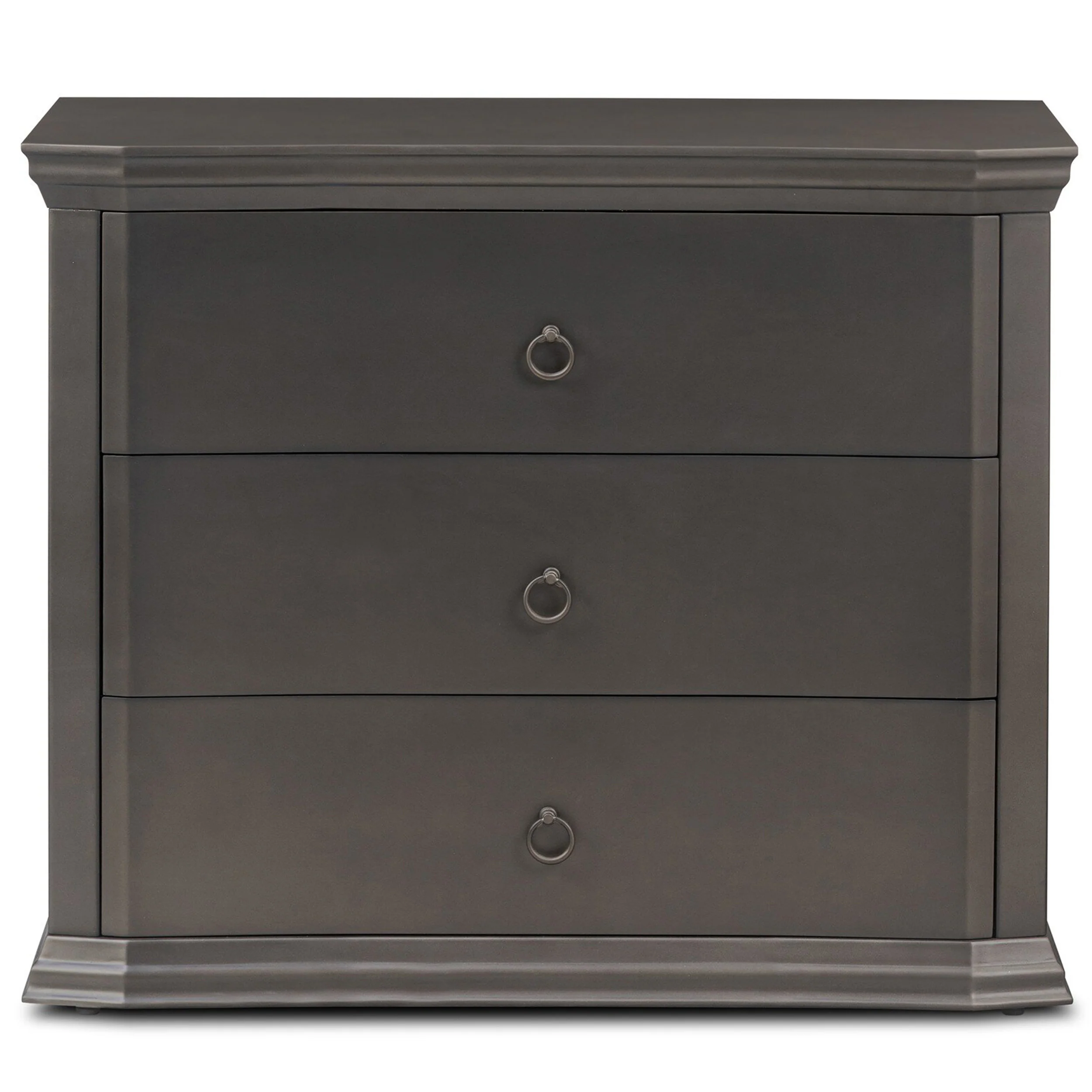 Talese Nightstand, Smooth Bronze by Four Hands - Image 2