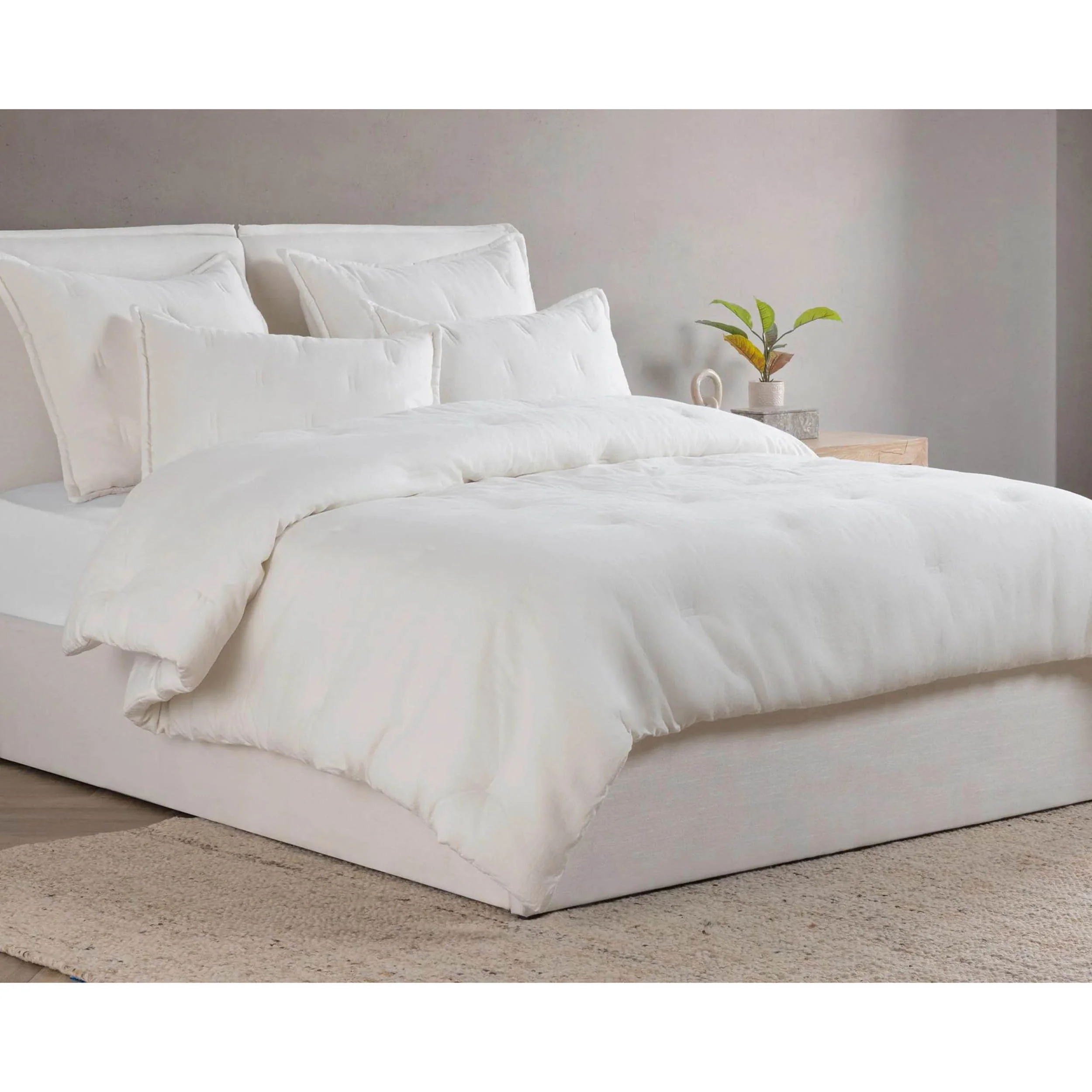 Talia Comforter Set, Cloud