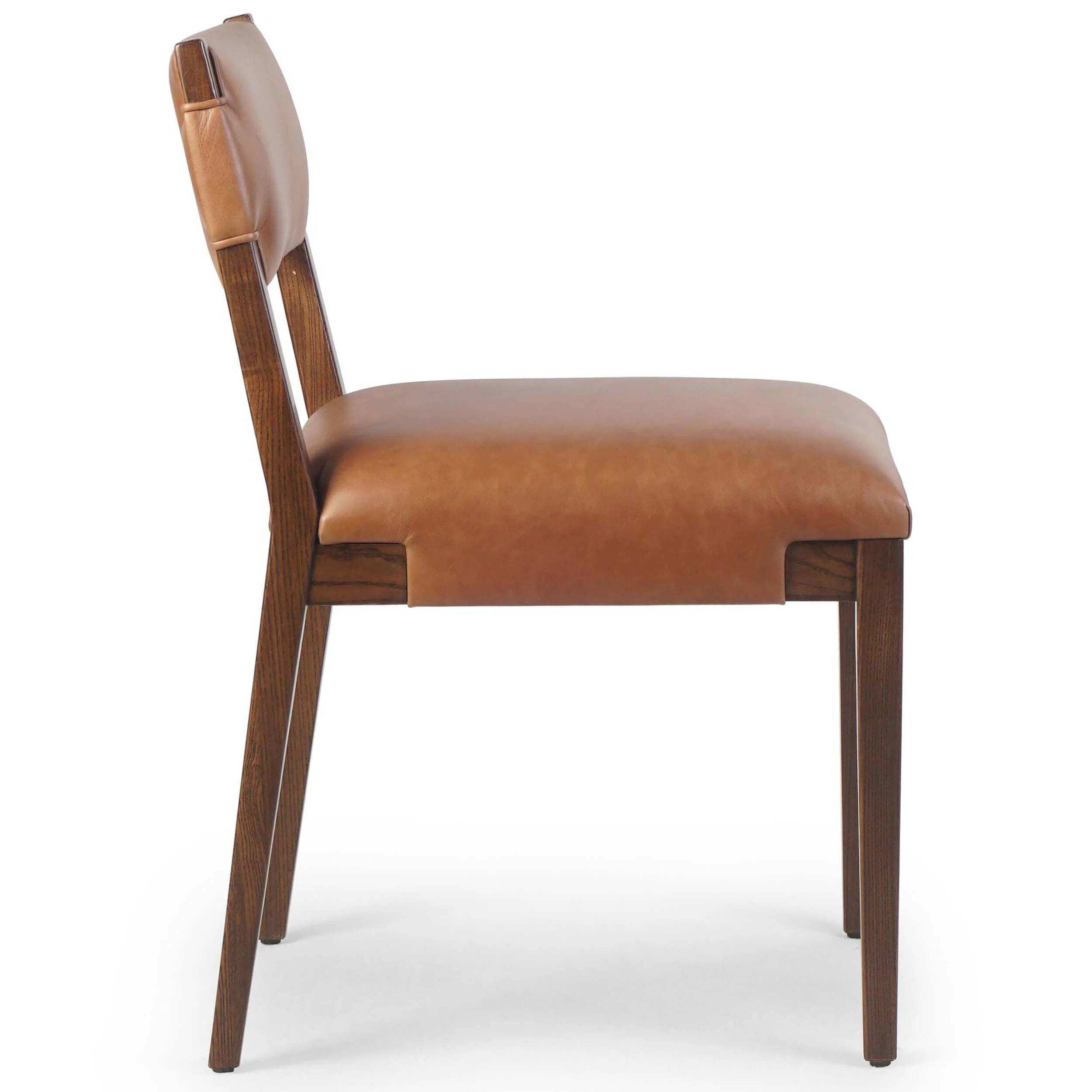 Tamari Leather Dining Chair, Sonoma Chestnut, Set of 2 by Four Hands - Image 3