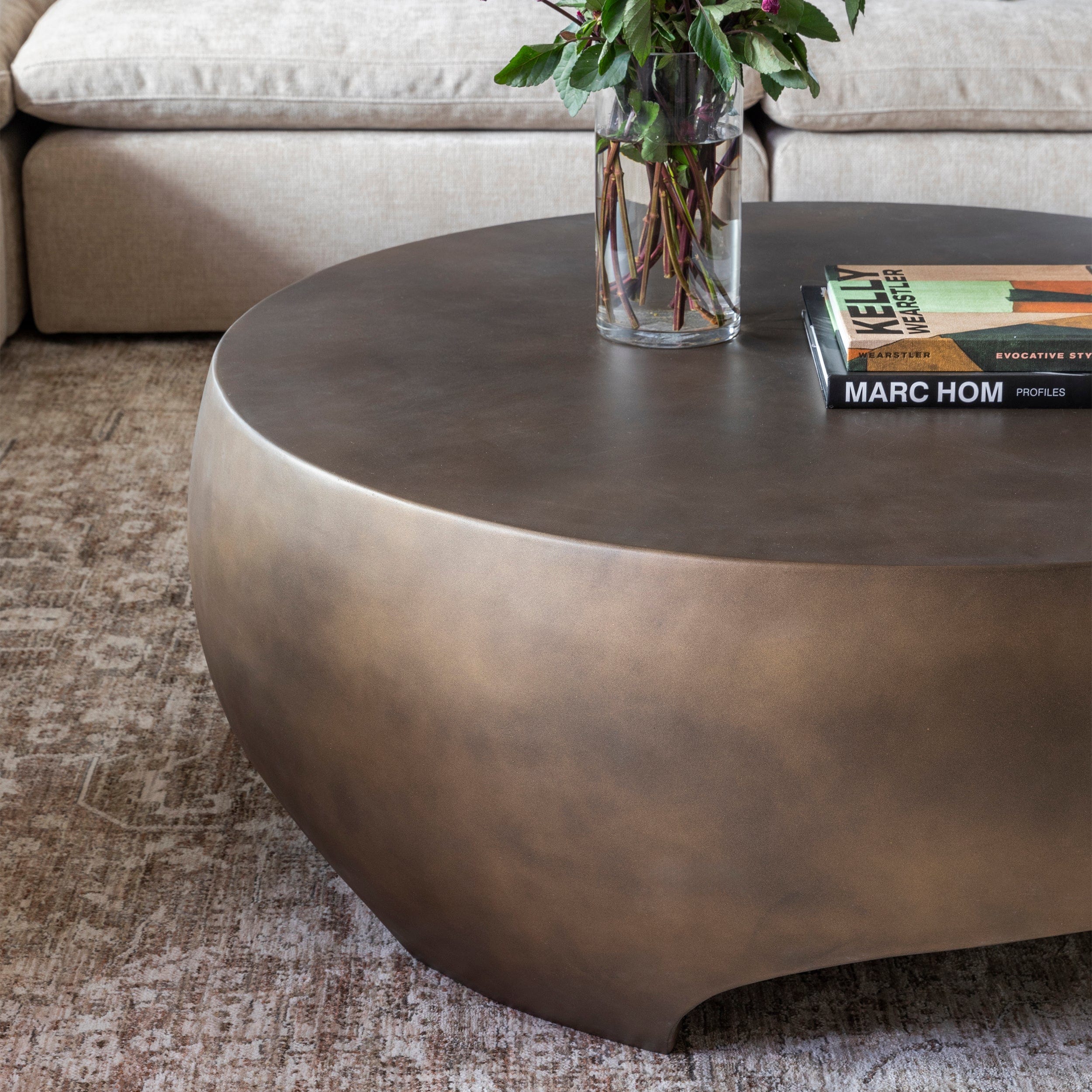 Tarsus Coffee Table, Antique Bronze - Image 6