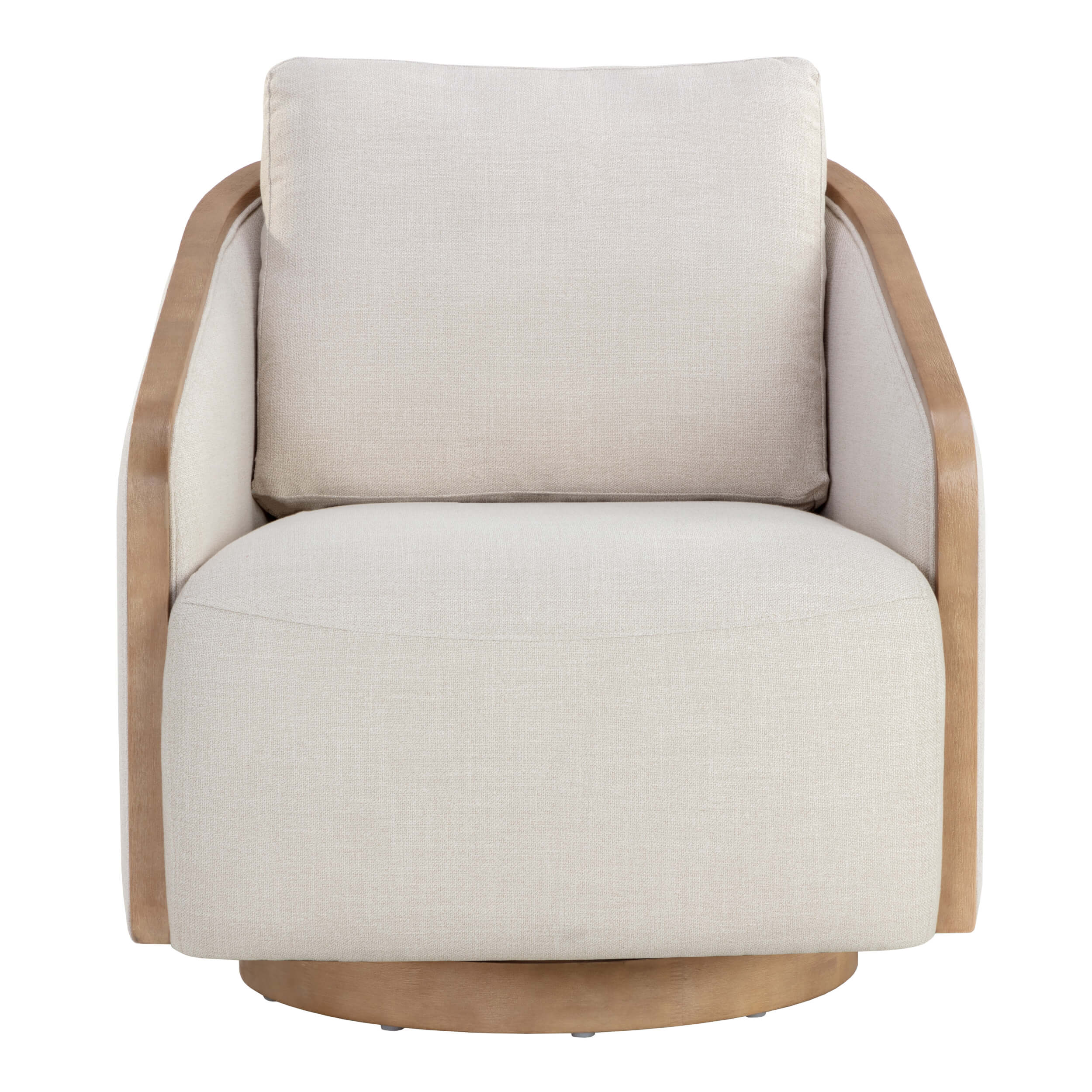 Tasia Swivel Lounge Chair, Effie Linen - Image 2