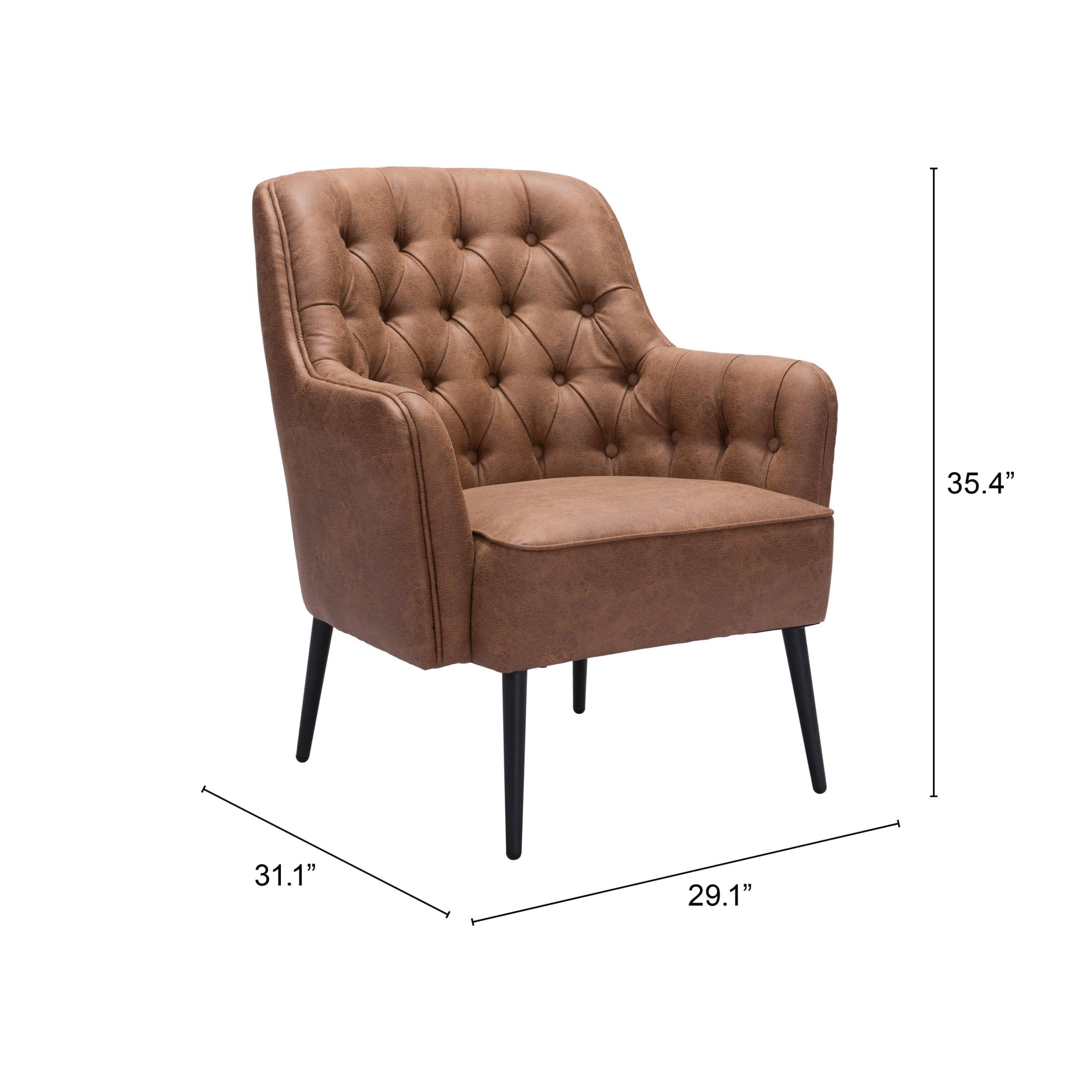 Tasmania Chair, Vintage Brown - Image 5
