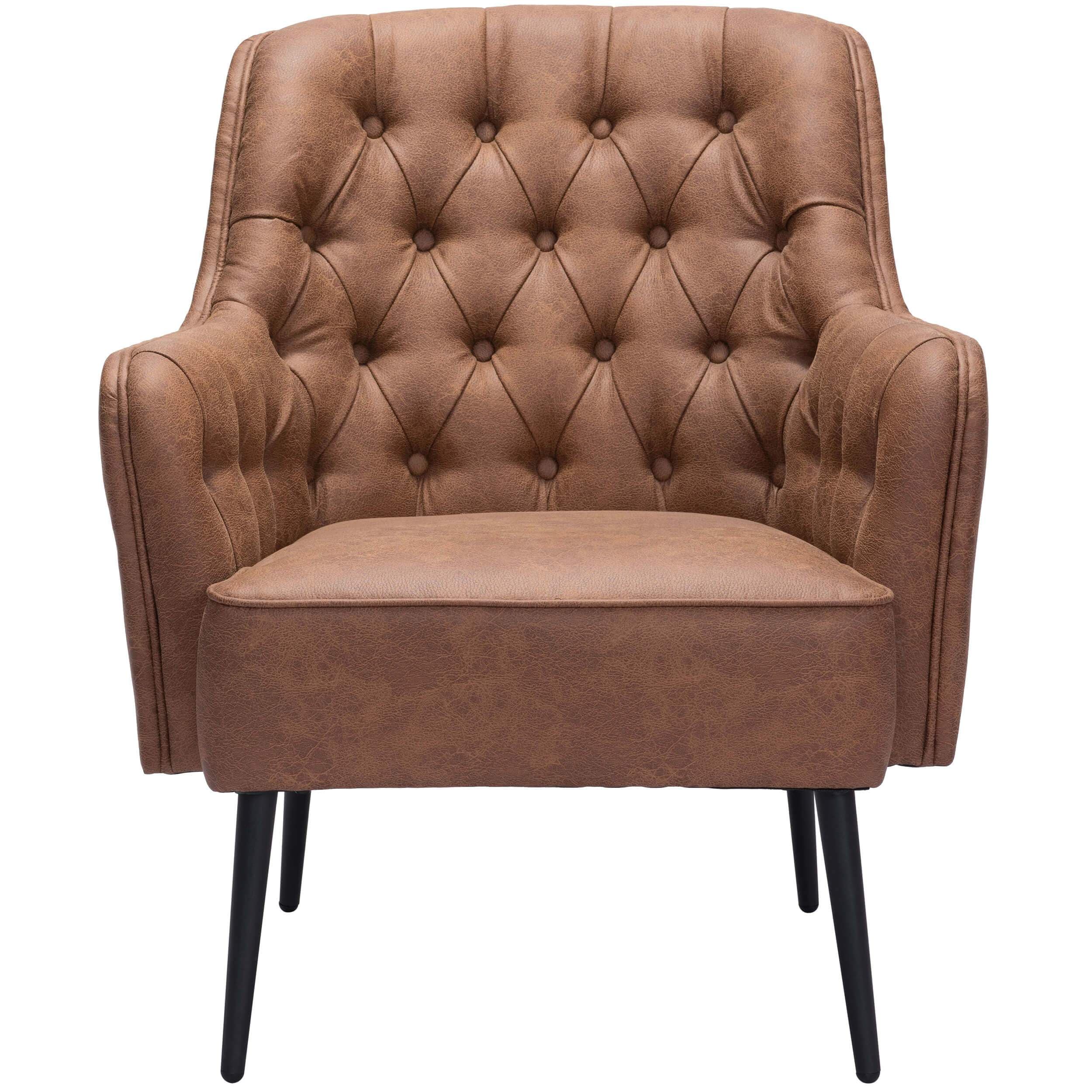 Tasmania Accent Chair, Vintage Brown - Image 3