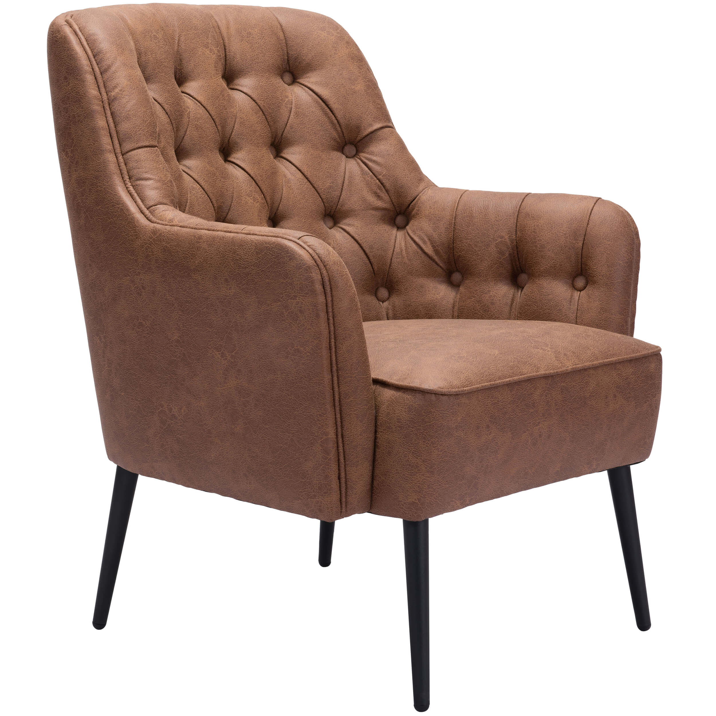 Tasmania Accent Chair, Vintage Brown - Image 6
