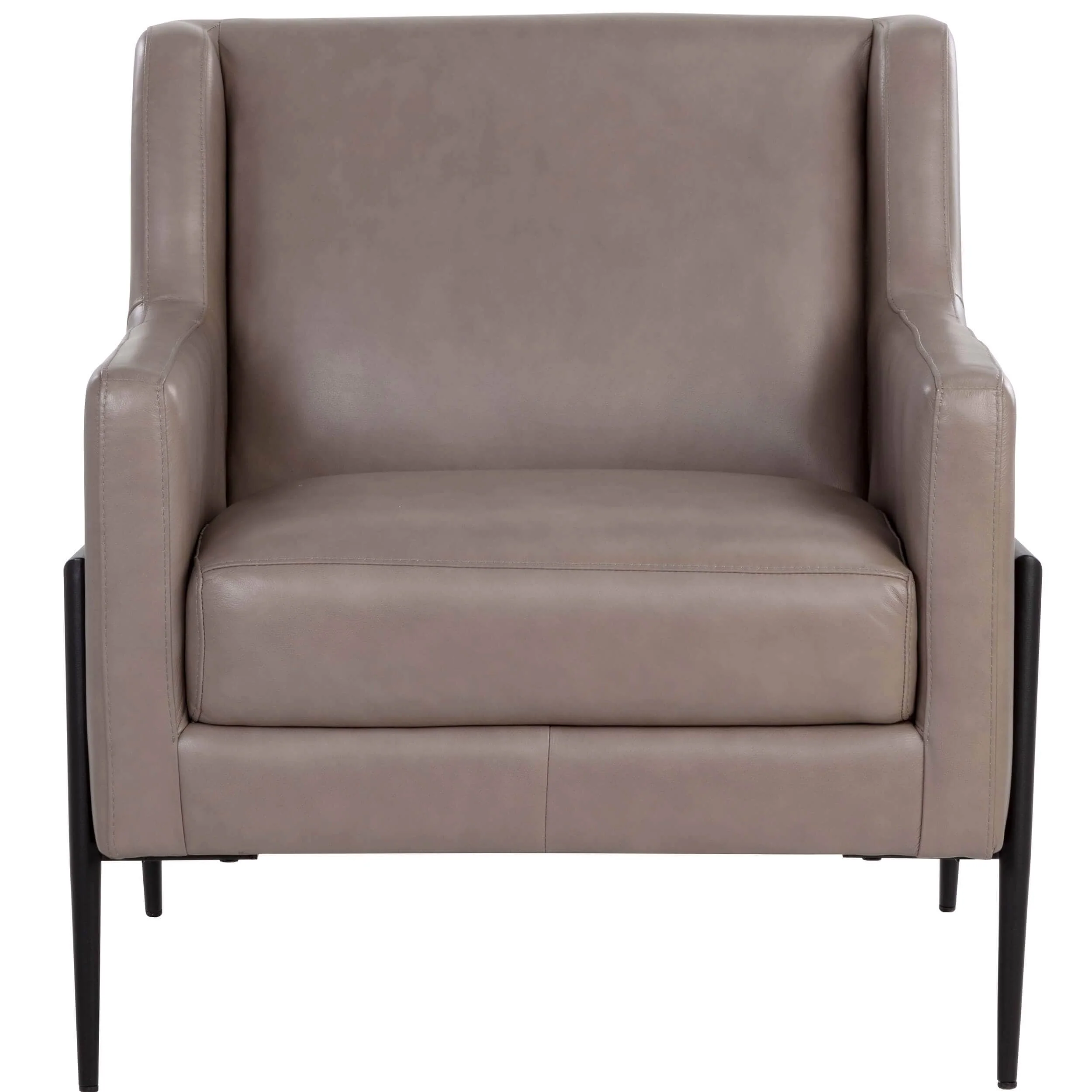 Talula Lounge Chair, Alpine Grey Leather - Image 3