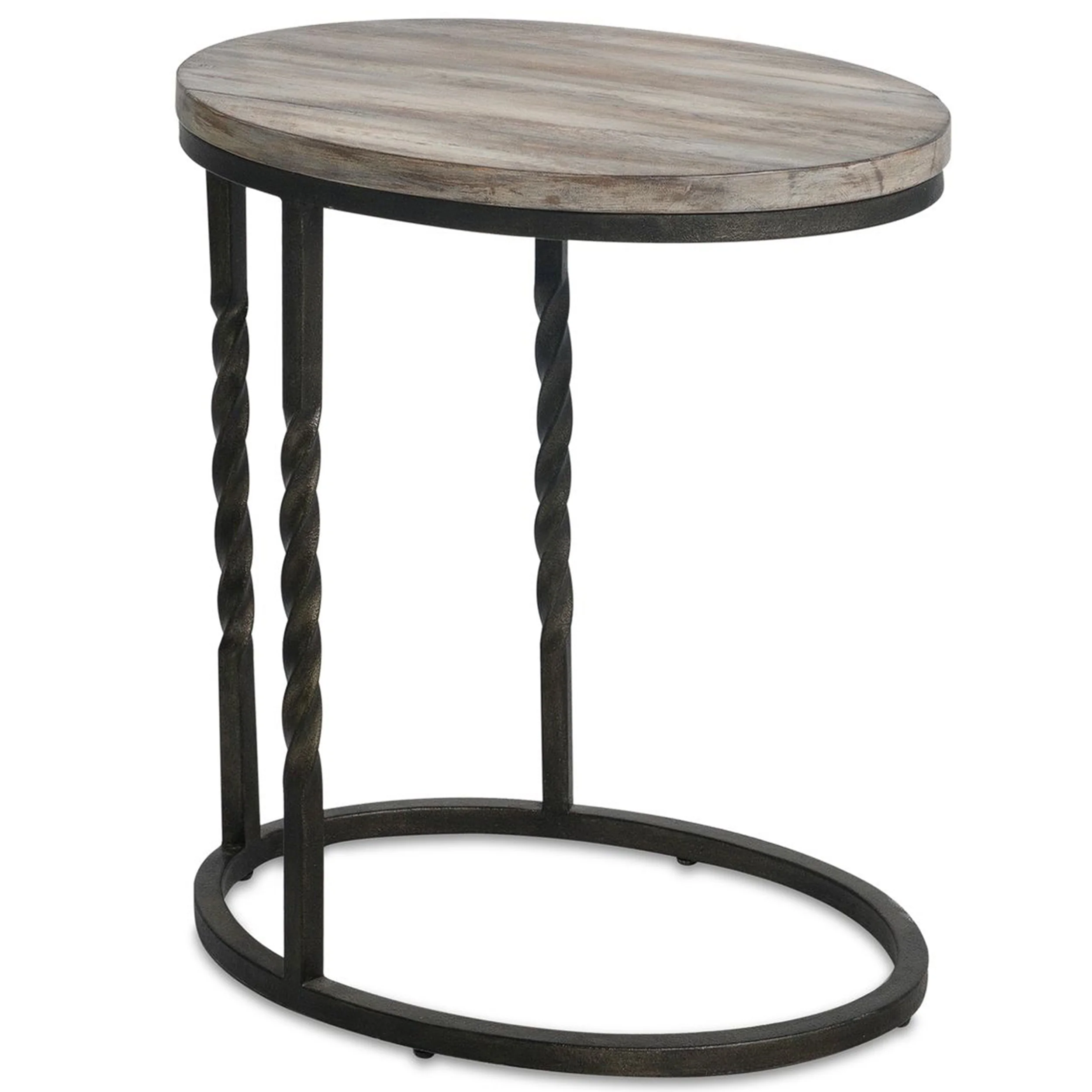 Tauret Accent Table, Weathered Ivory
