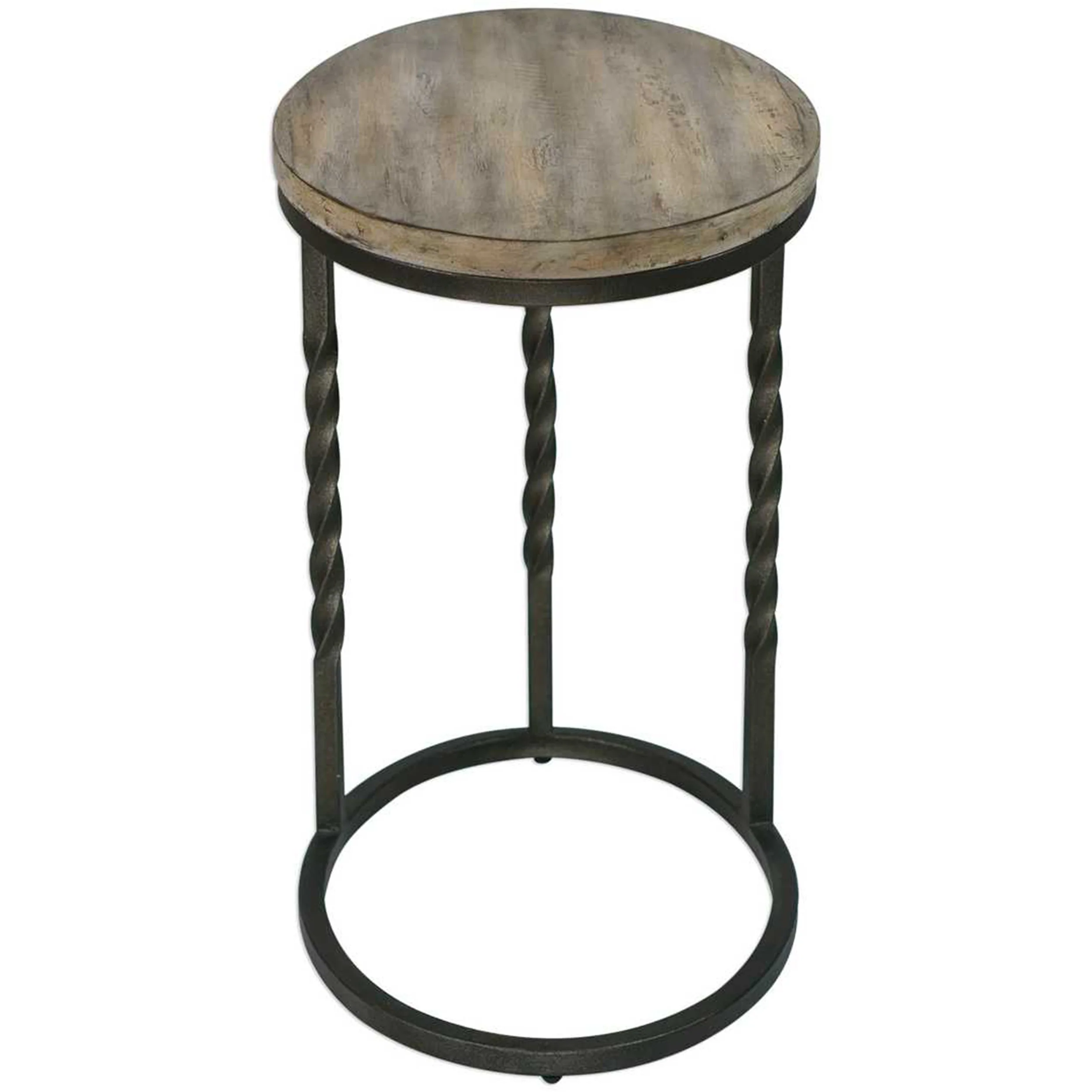 Tauret Accent Table, Weathered Ivory - Image 2
