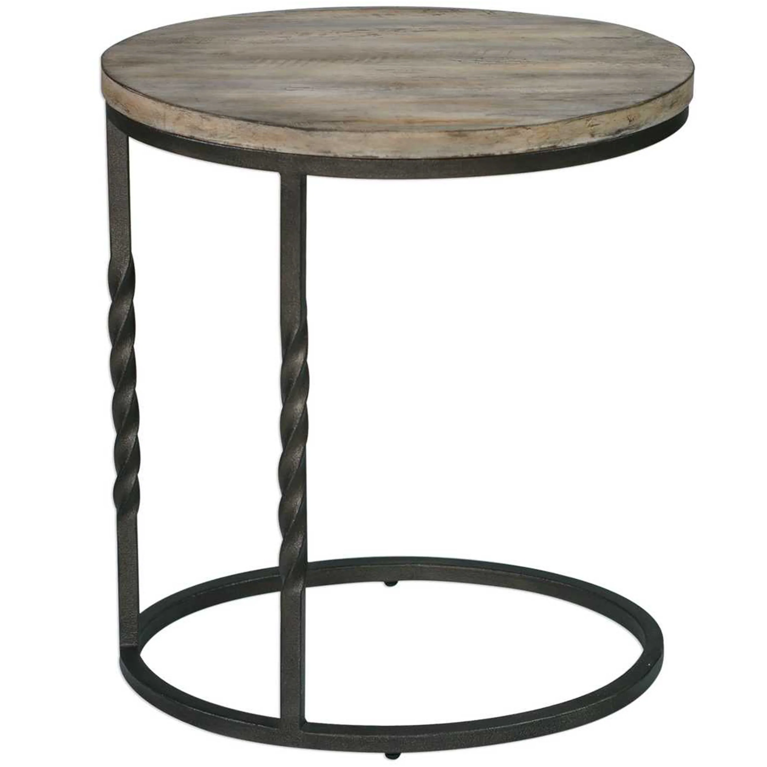 Tauret Accent Table, Weathered Ivory - Image 3