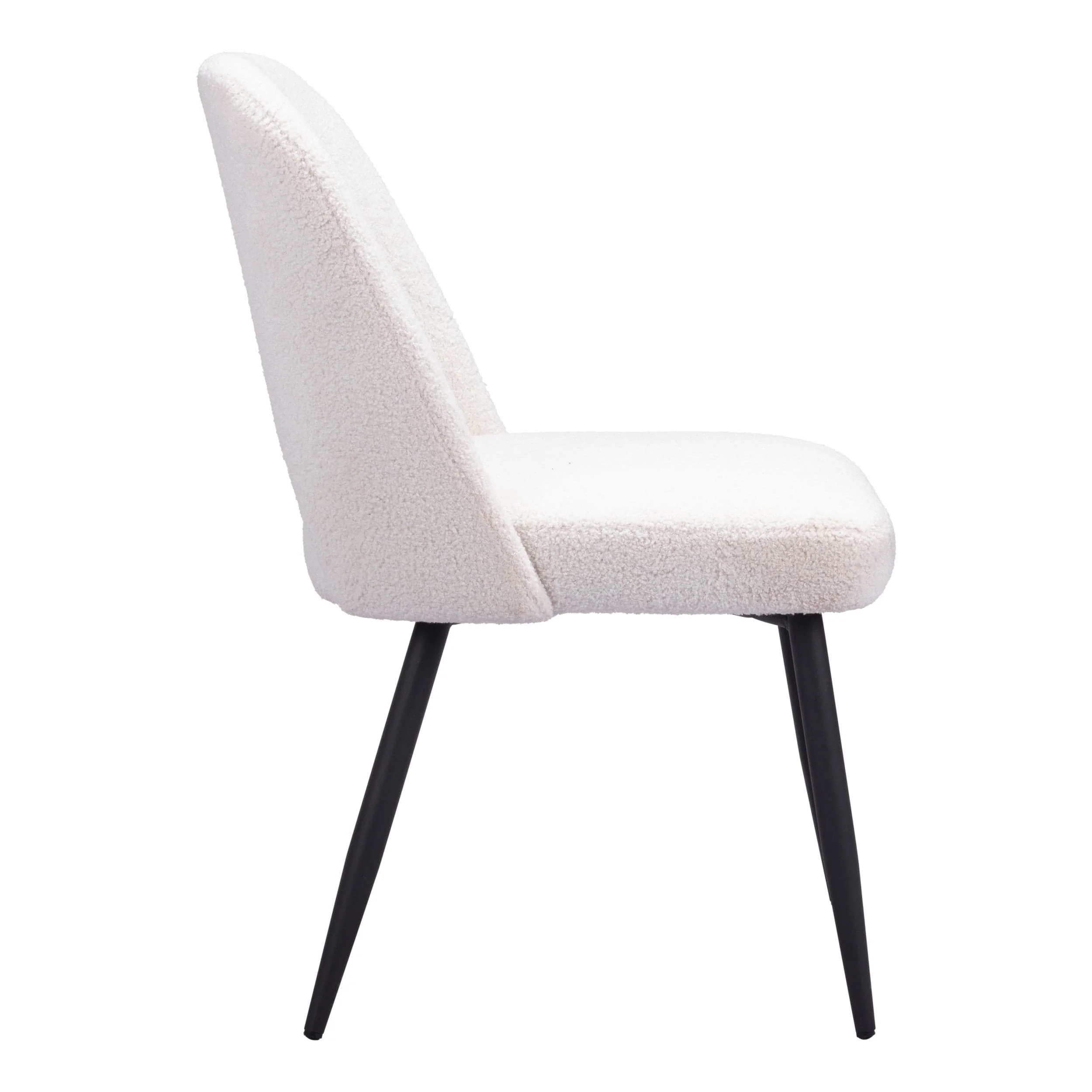 Teddy Dining Chair, Ivory, Set of 2 - Image 7